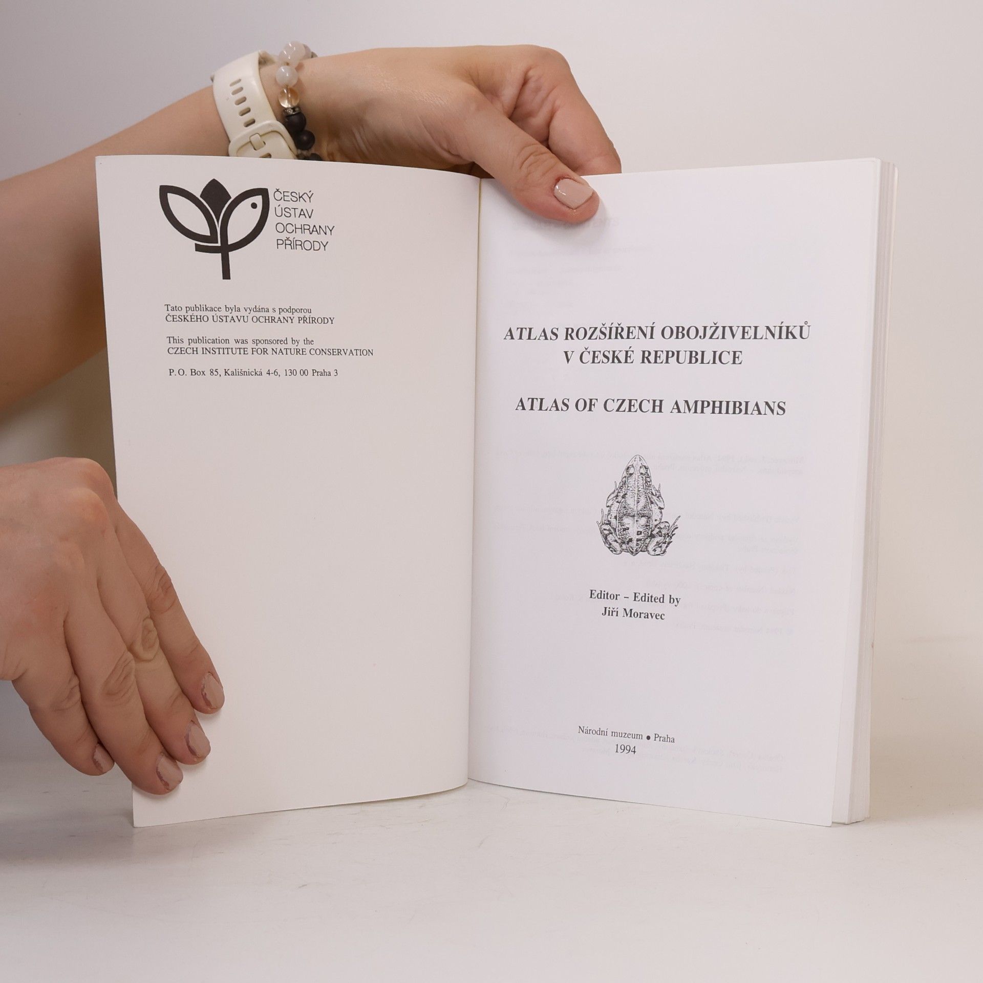 Jiří Moravec Atlas rozšíření obojživelníků v české republice