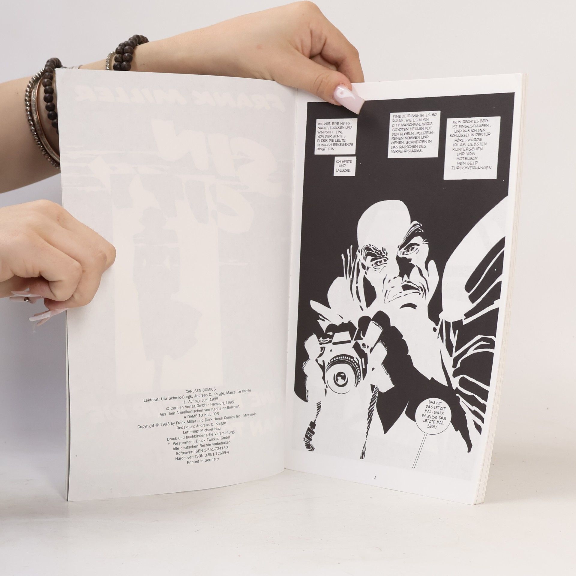 Frank Miller Sin City, Bd.3, Eine Frau, für die man tötet