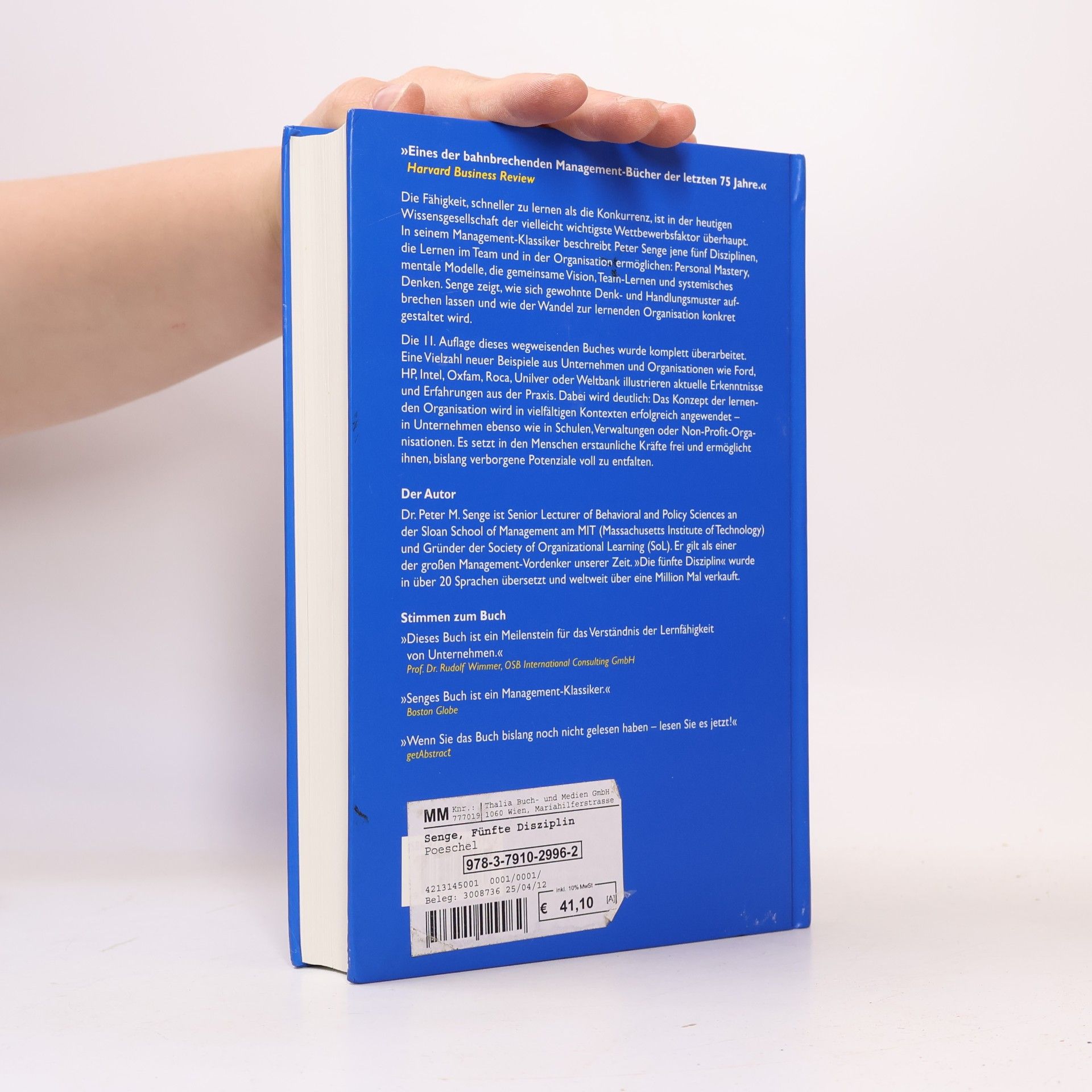 Peter M. Senge Die fünfte Disziplin