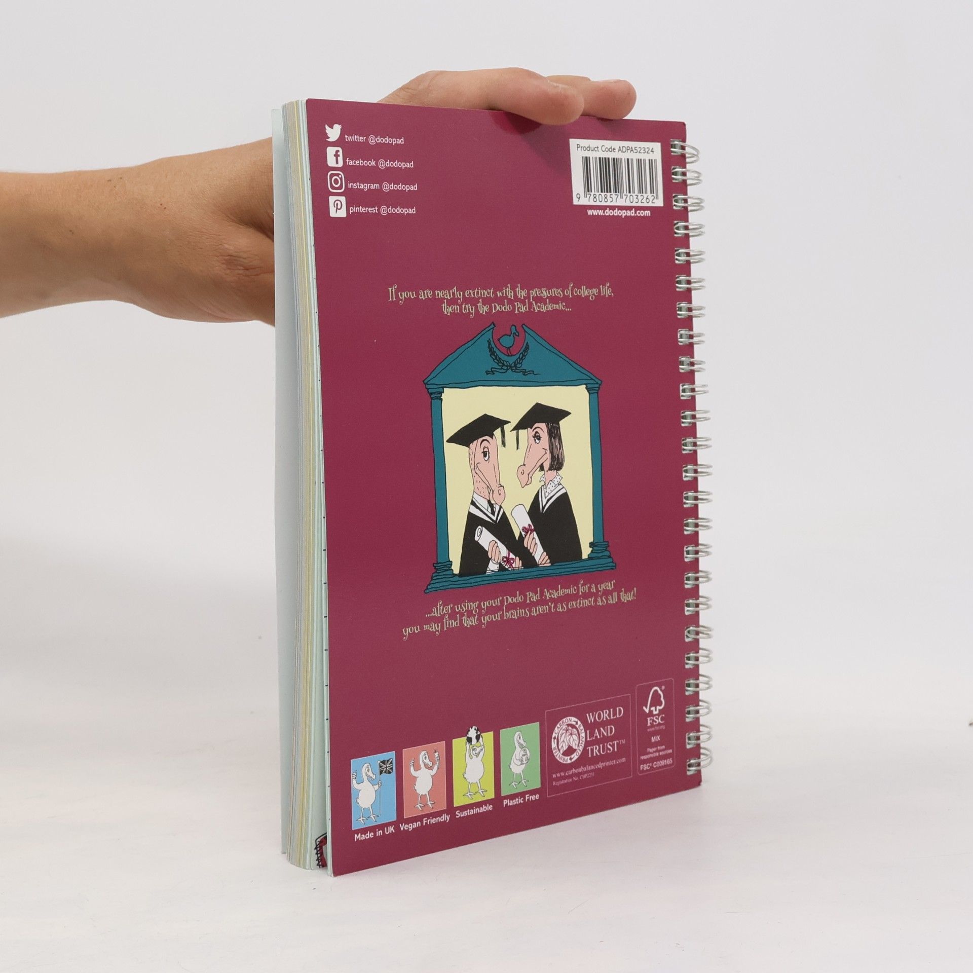 Dodo, Lord The Dodo Pad Academic A5 Diary 2023-2024 - Mid Year / Academic Year Week to View Diary: A combined doodle-memo-message-engagement-calendar-organiser-planner for students, parents, teachers & scholars