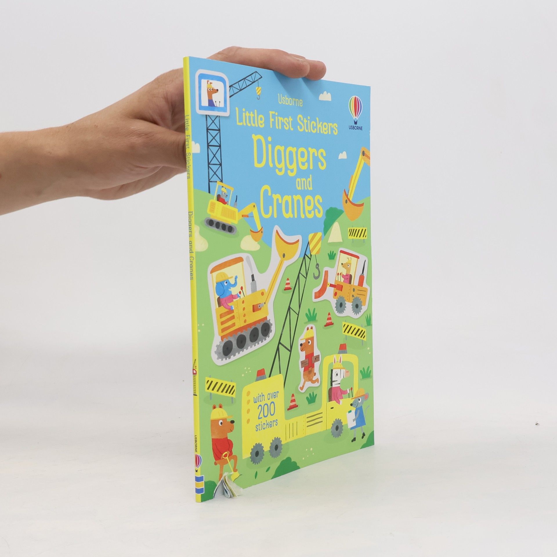 Hannah Watson Little First Stickers Diggers and Cranes