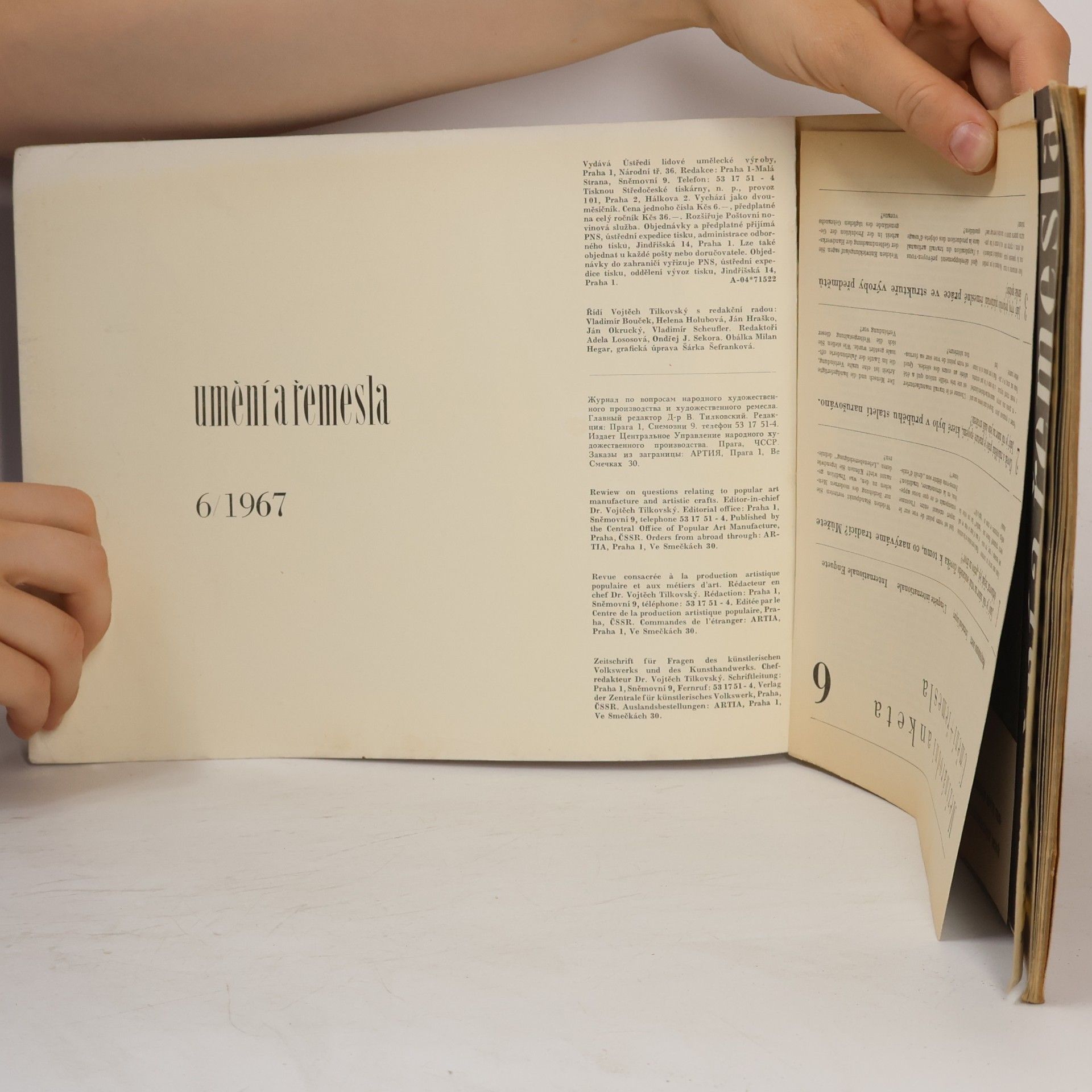 AA.VV. Umění a řemesla 6/1967