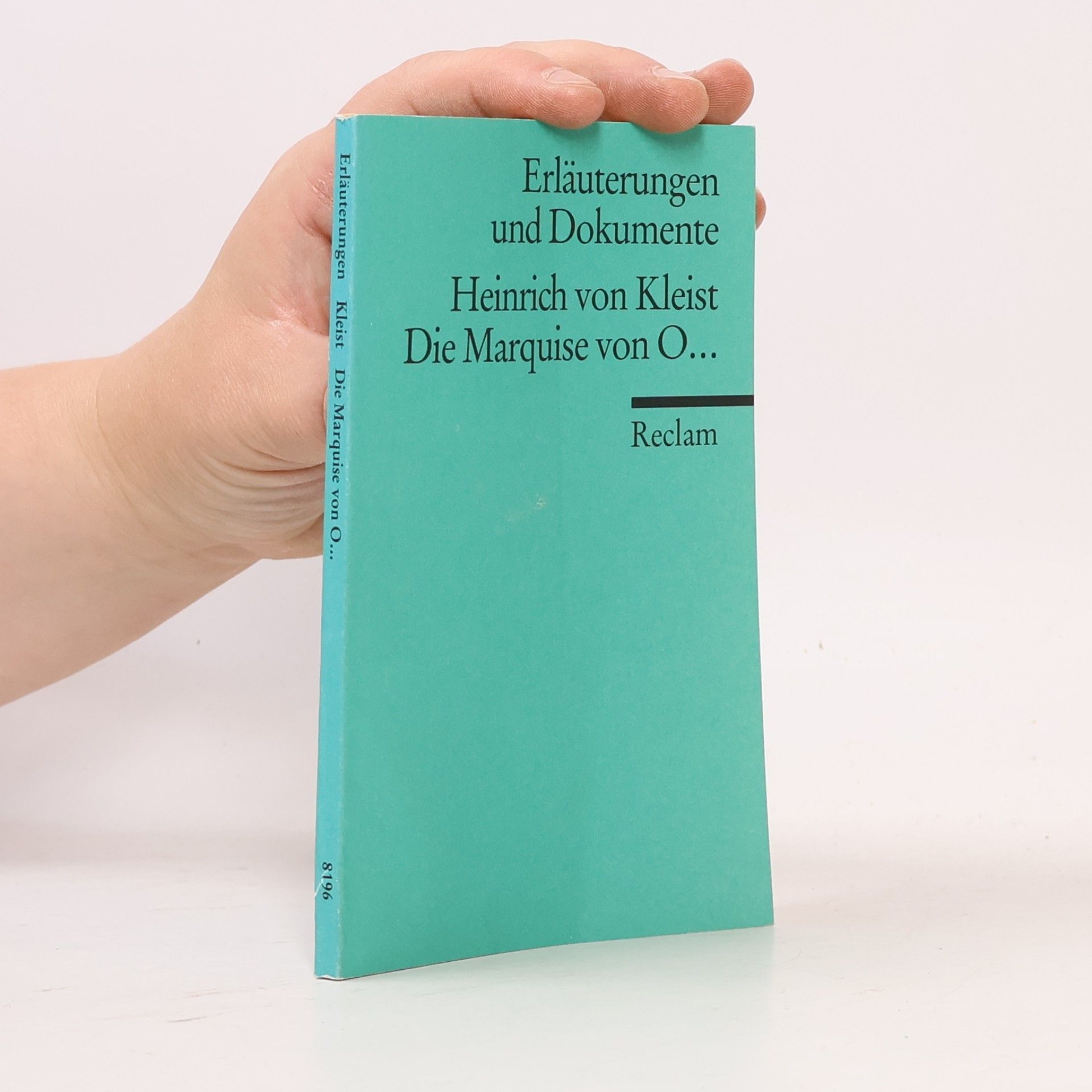 Sabine Doering Heinrich von Kleist, Die Marquise von O ...