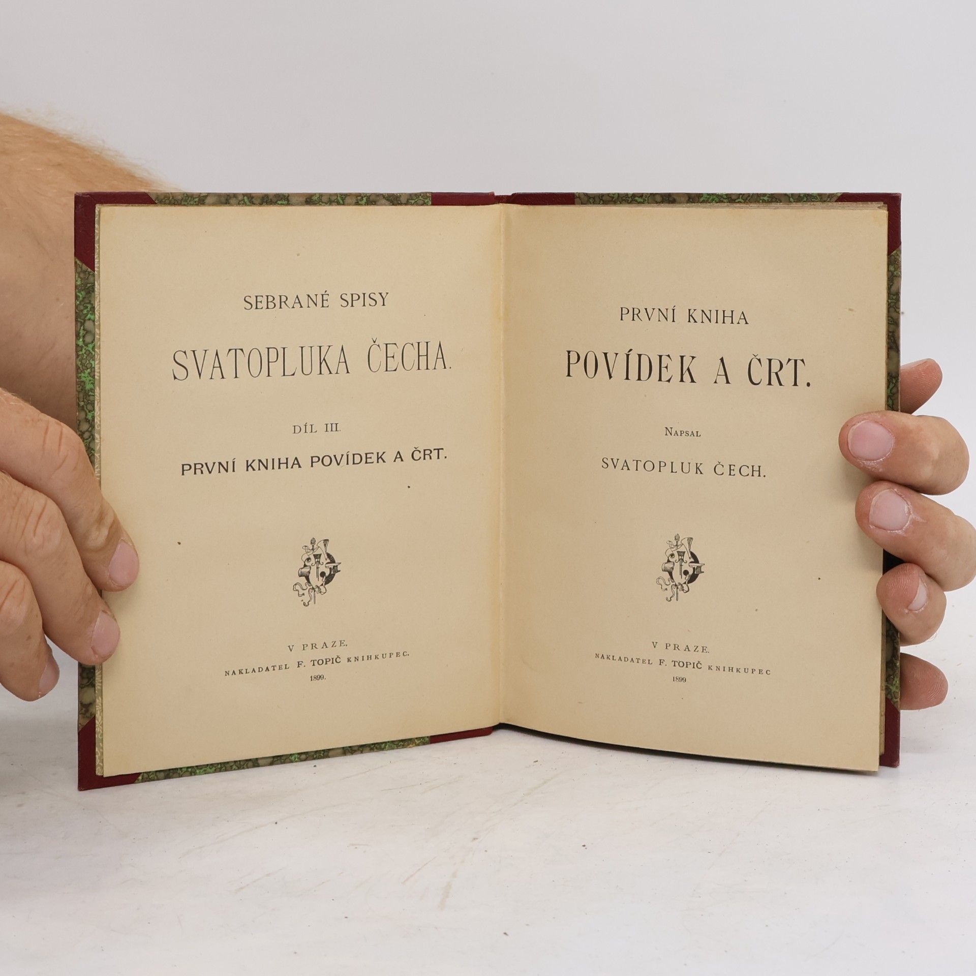Svatopluk Čech První kniha povídek a Črt