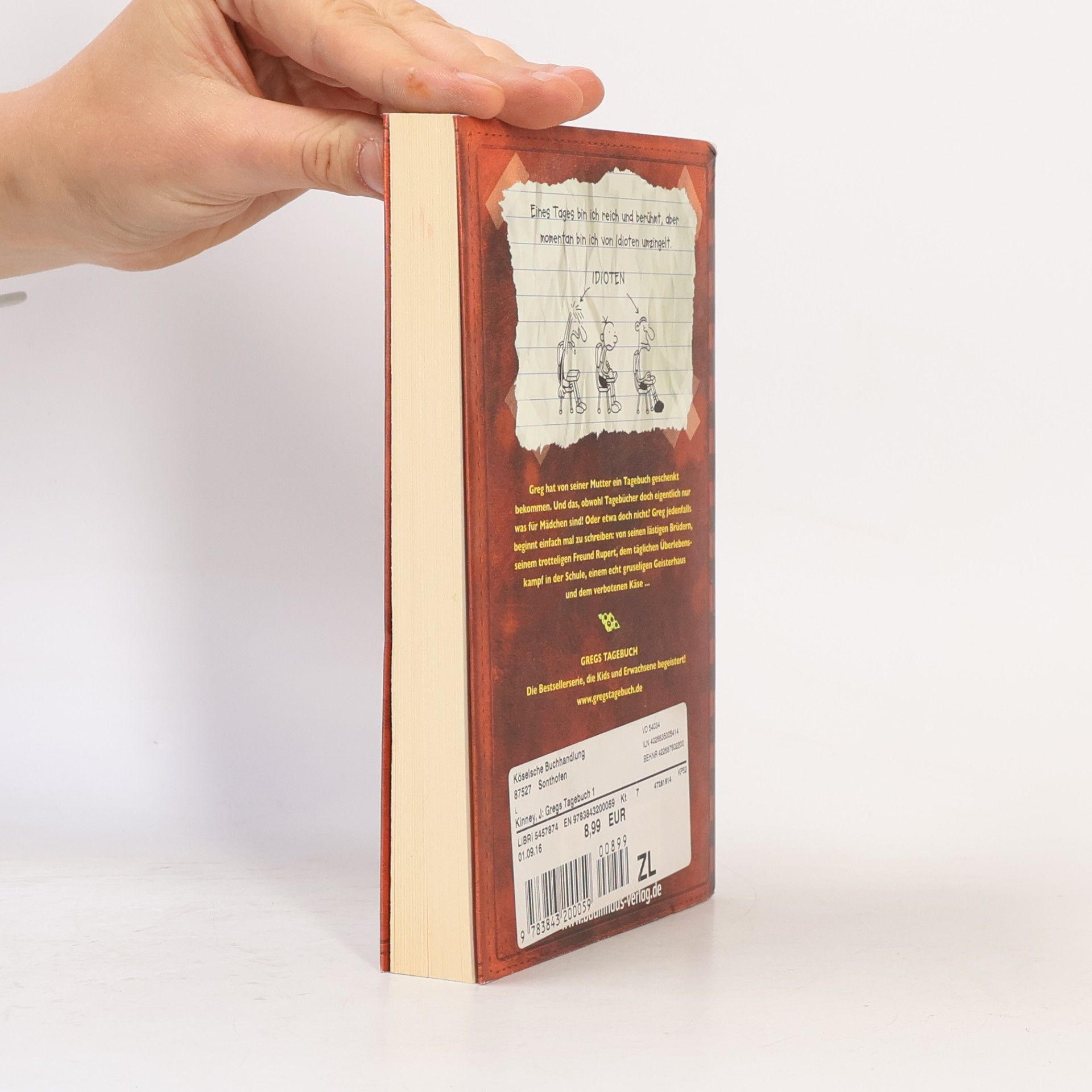 Jeff Kinney Gregs Tagebuch. Von Idioten umzingelt!