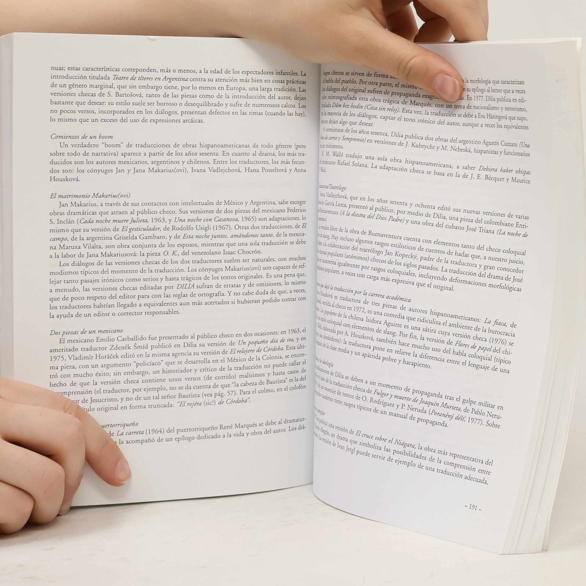 Miloslav Uličný Historia de las traducciones checas de literaturas de Espana e Hispanoamérica