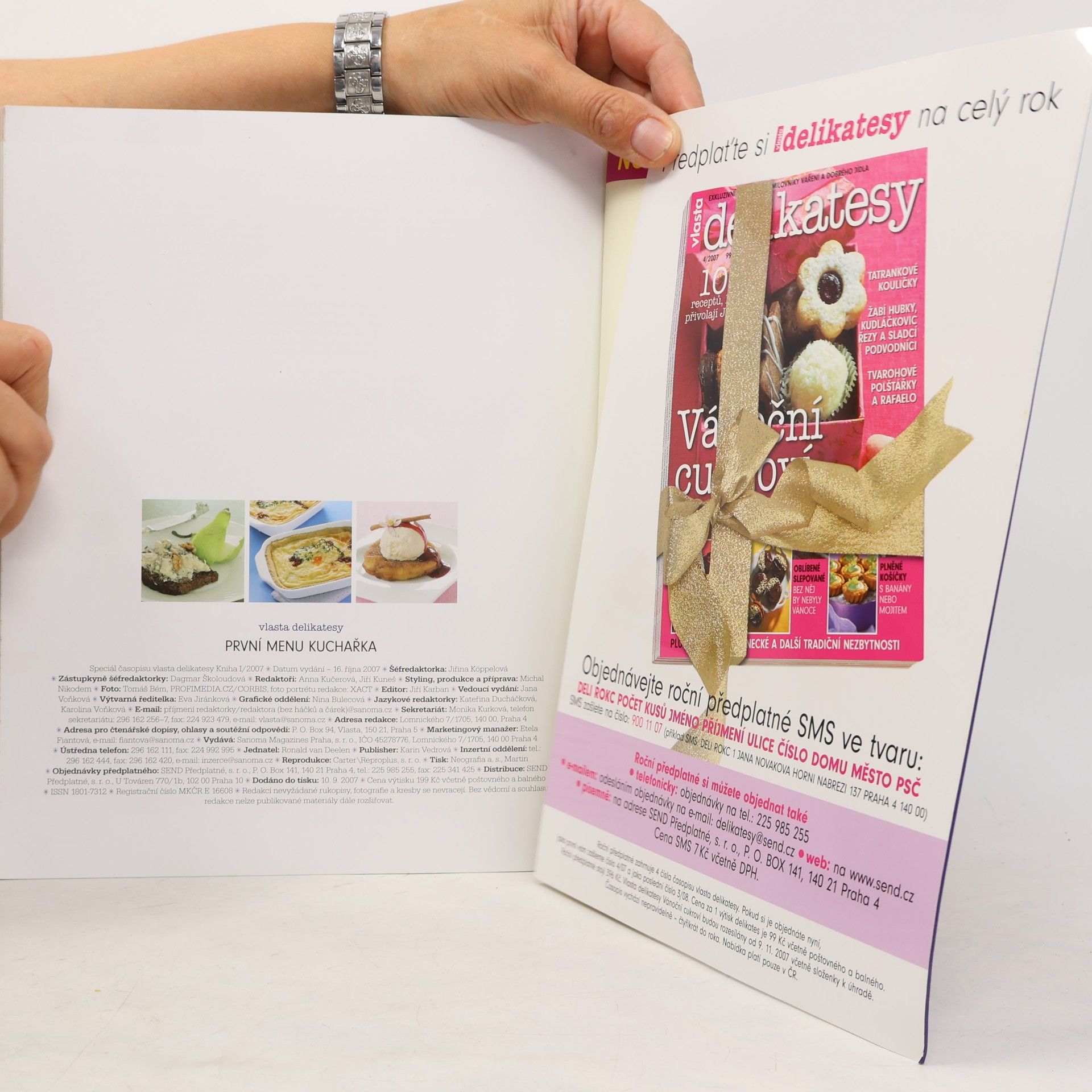 Various authors Delikatesy. První menu kuchařka Vlasta 1/2007