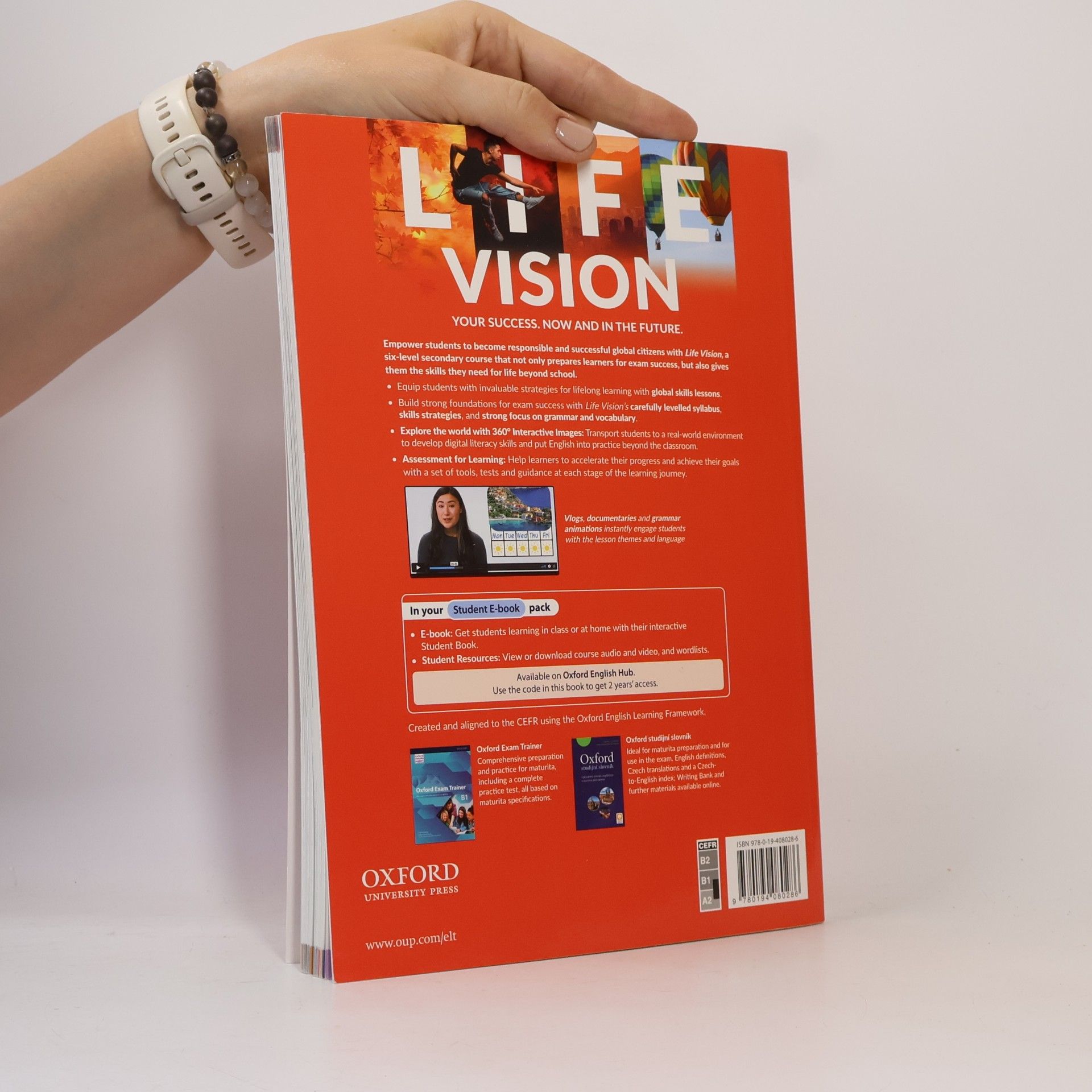 Jane Hudson Life vision A2/B. Maturita Student Book