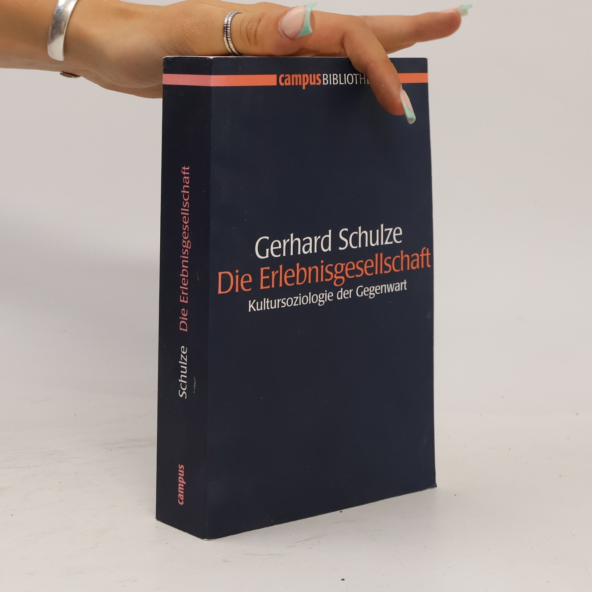 Gerhard Schulze Die Erlebnisgesellschaft