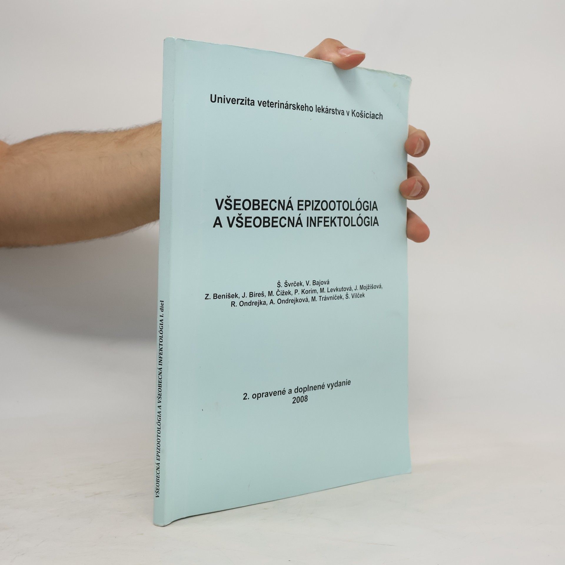 M. Trávniček Všeobecná epizootológia a všeobecná infektológia 1. diel