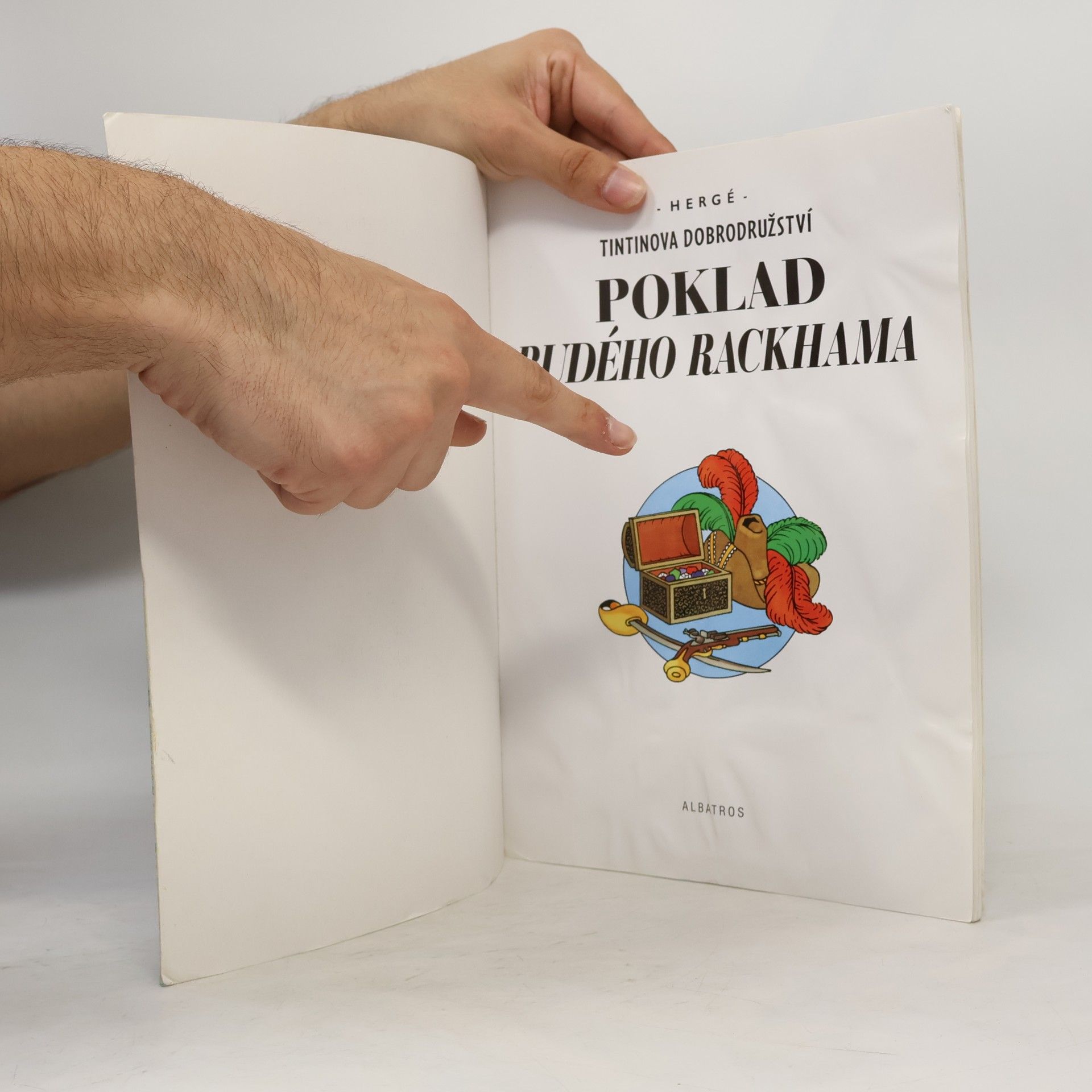 Hergé Poklad Rudého Rackhama