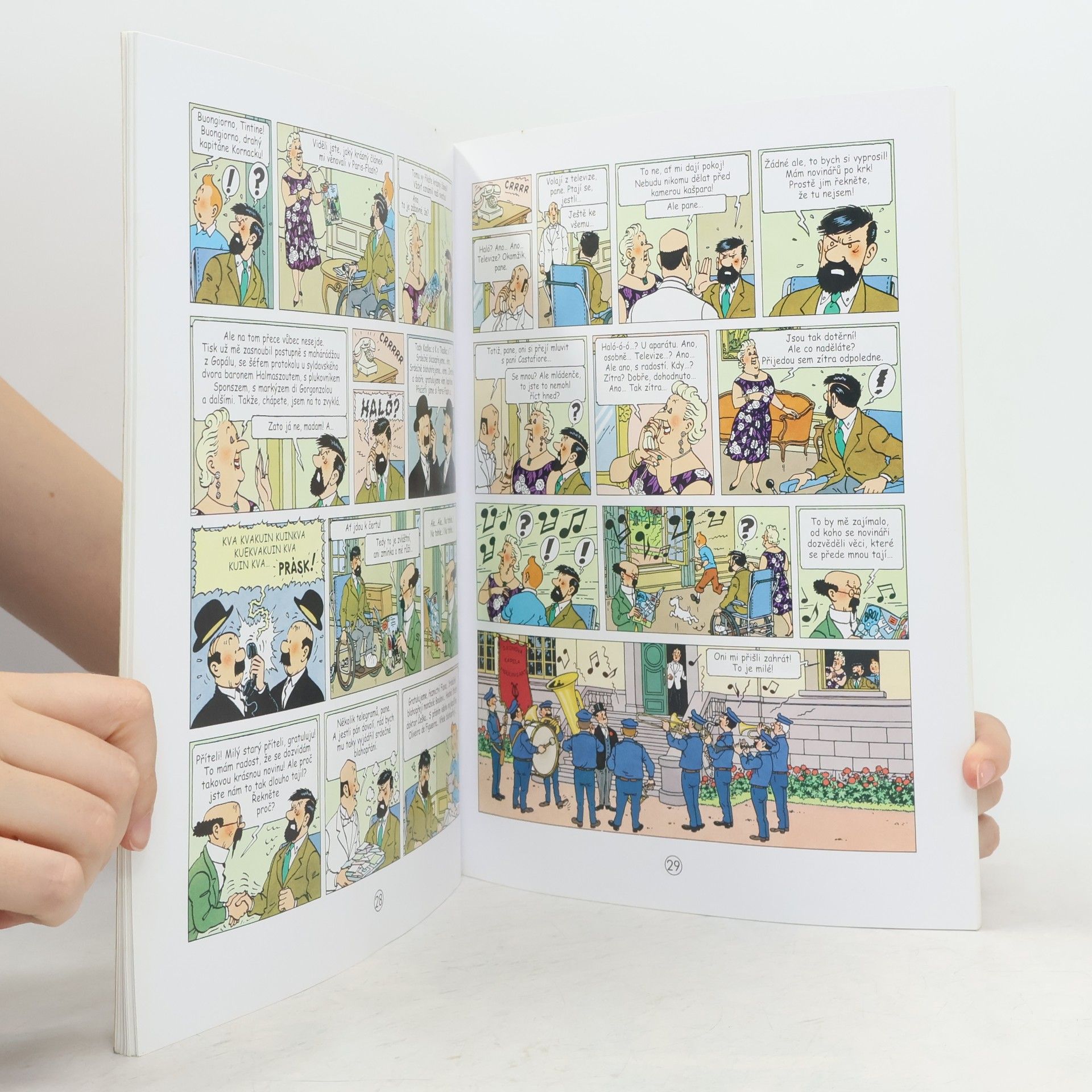 Hergé Šperky madam Castafiore