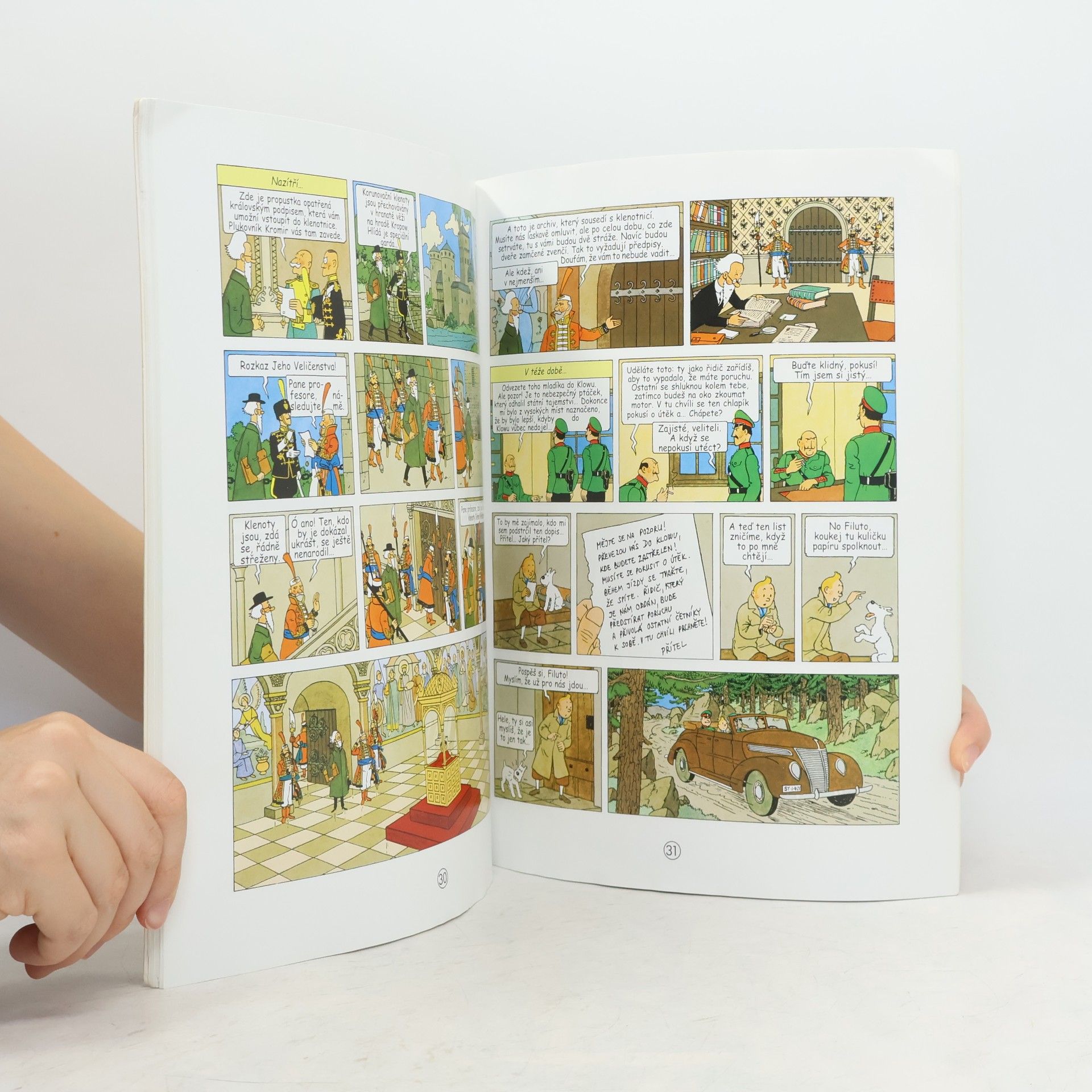 Hergé Žezlo krále Ottokara. Tintinova dobrodružství