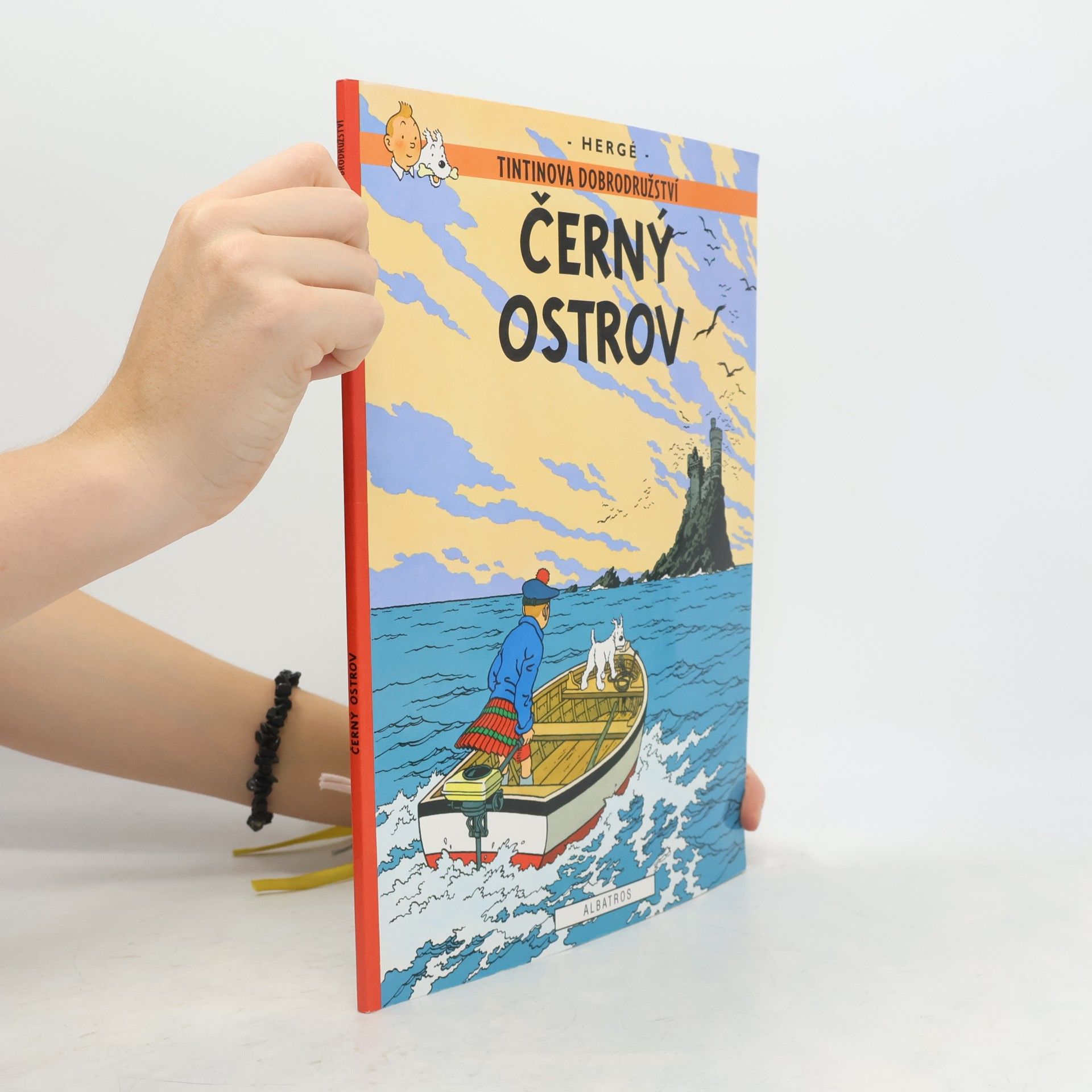 Hergé Černý ostrov. Tintinova dobrodružství