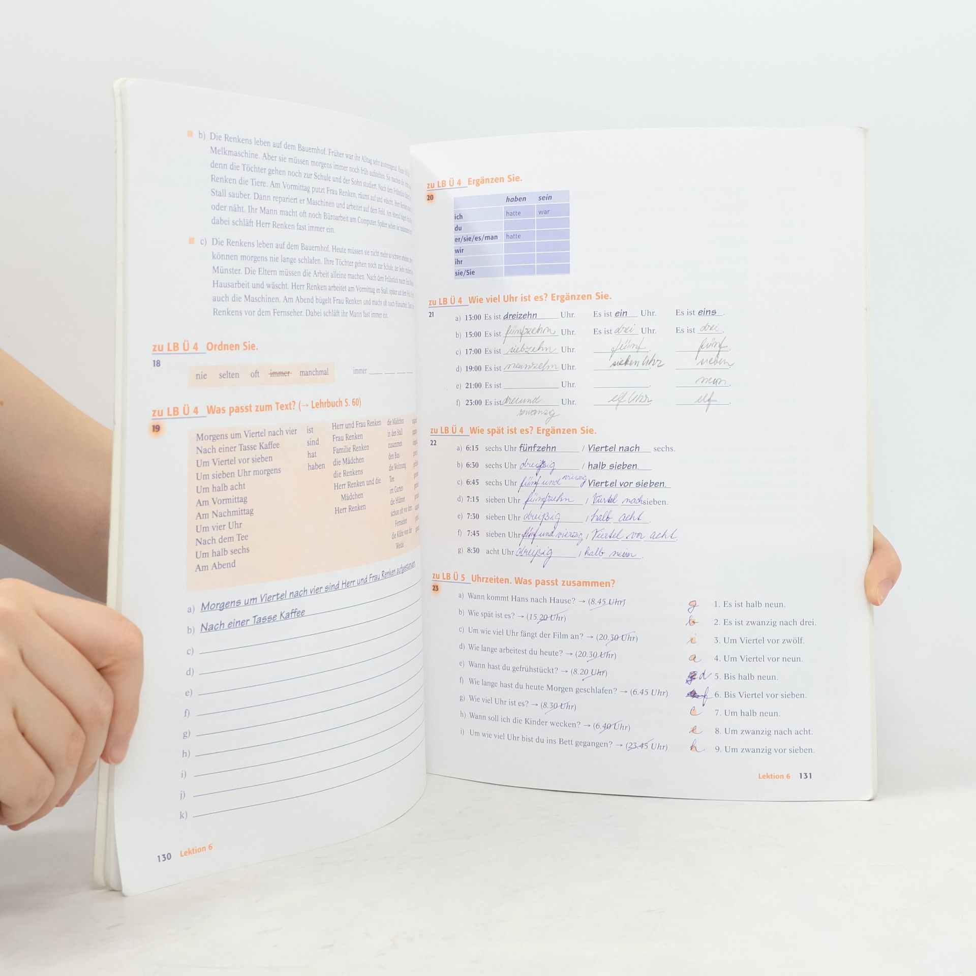 Jutta Müller Delfin : Lehrwerk für Deutsch als Fremdsprache, Pracovní sešit 1 B, Lekce 6-10
