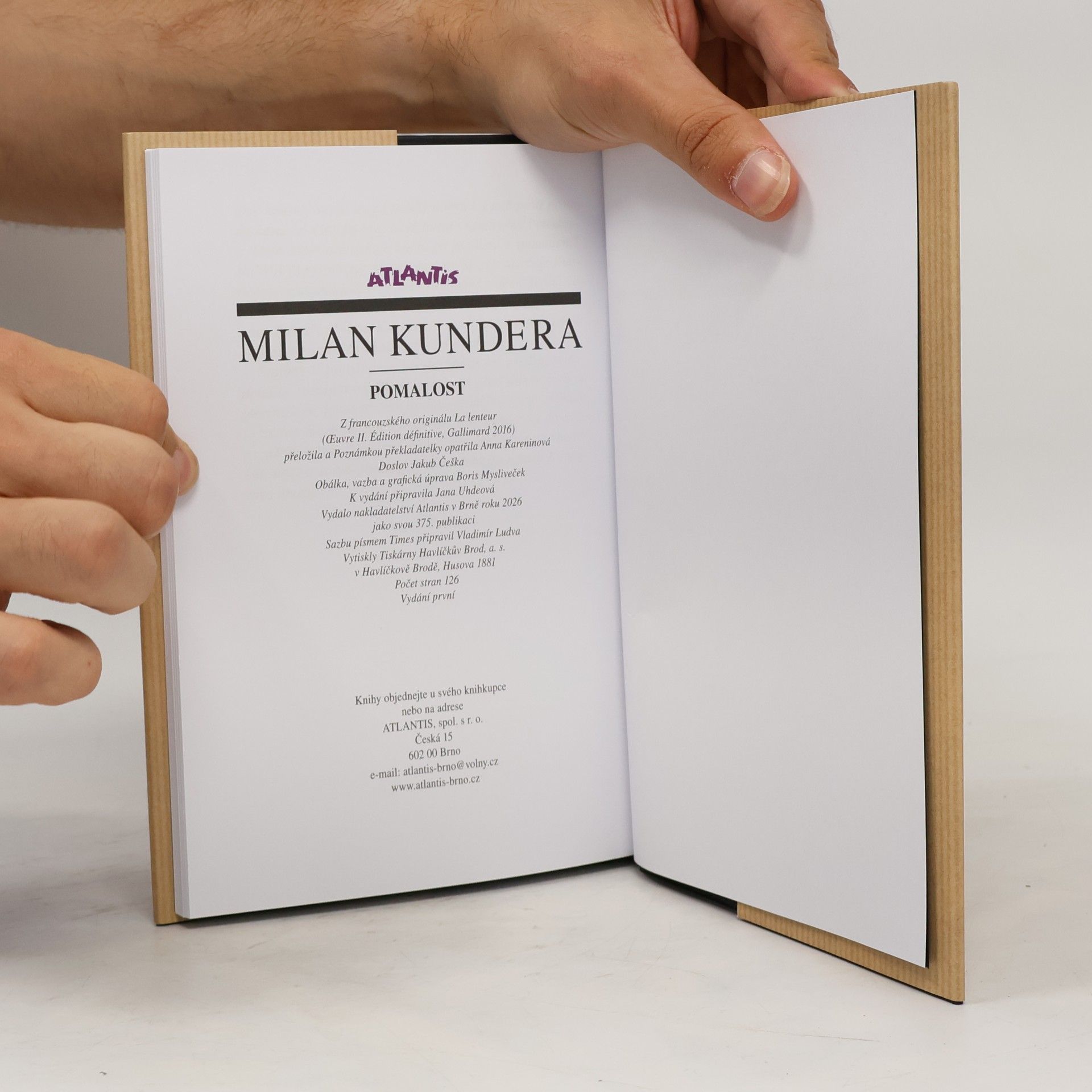 Milan Kundera Pomalost