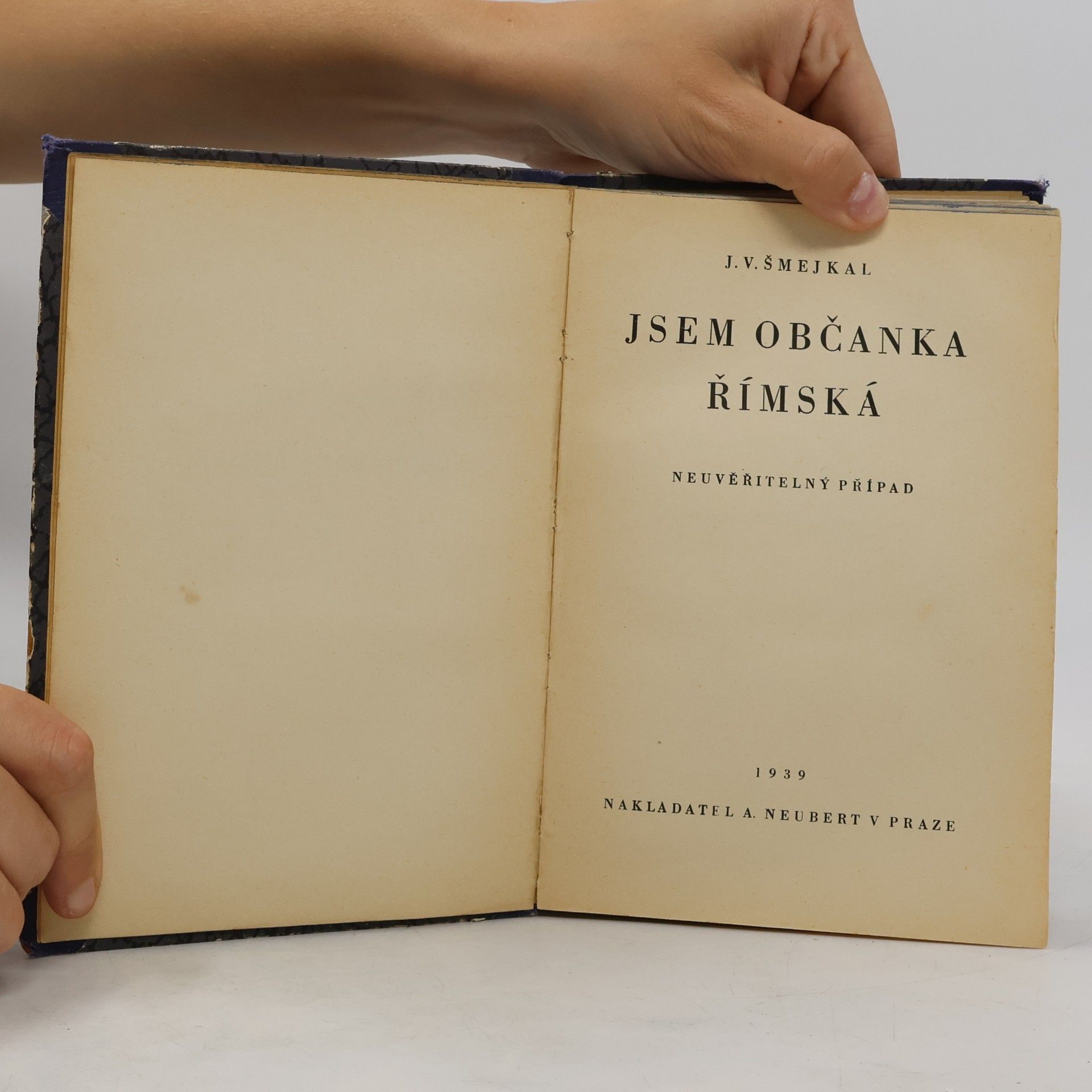 Jaromír Václav Šmejkal Jsem občanka římská