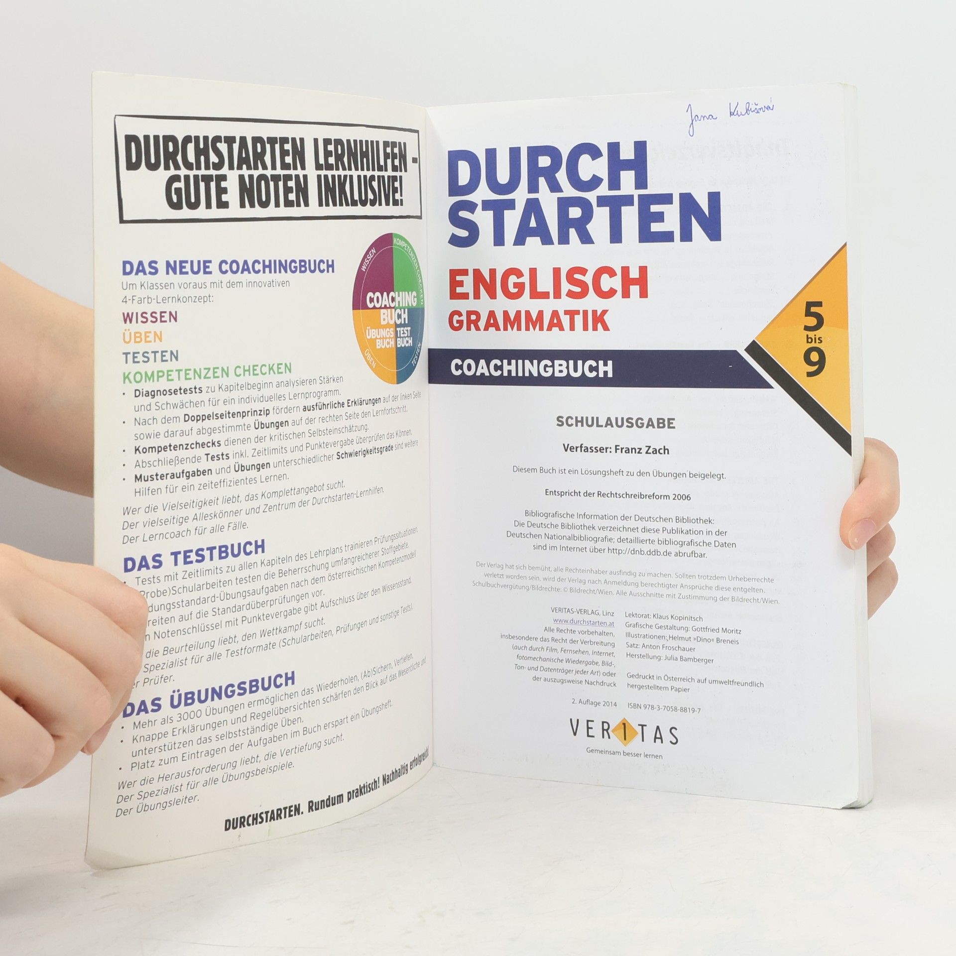 Franz Xaver von Zach Durchstarten. Englisch Grammatik