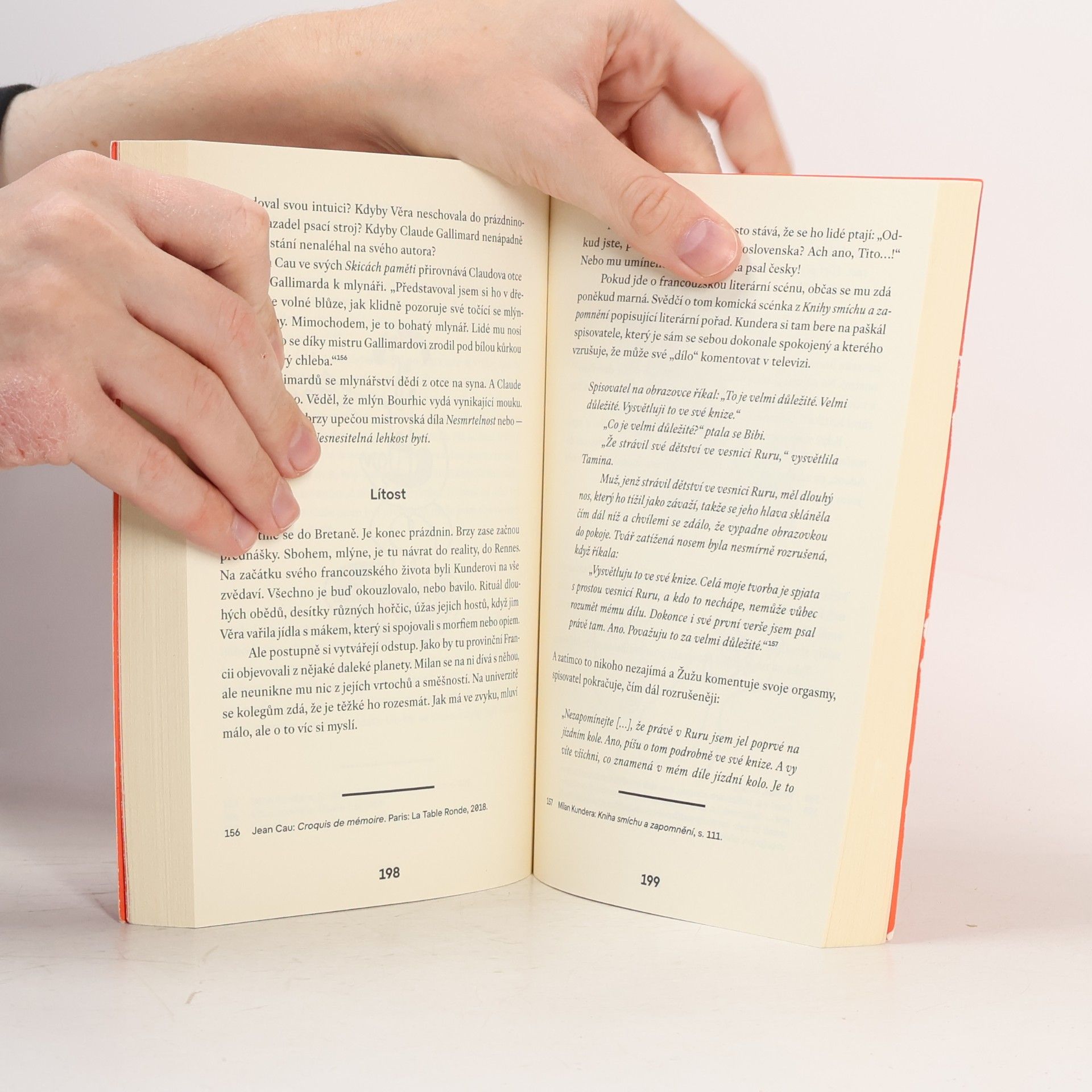 Florence Noiville Milan Kundera - Psát, jak směšný nápad