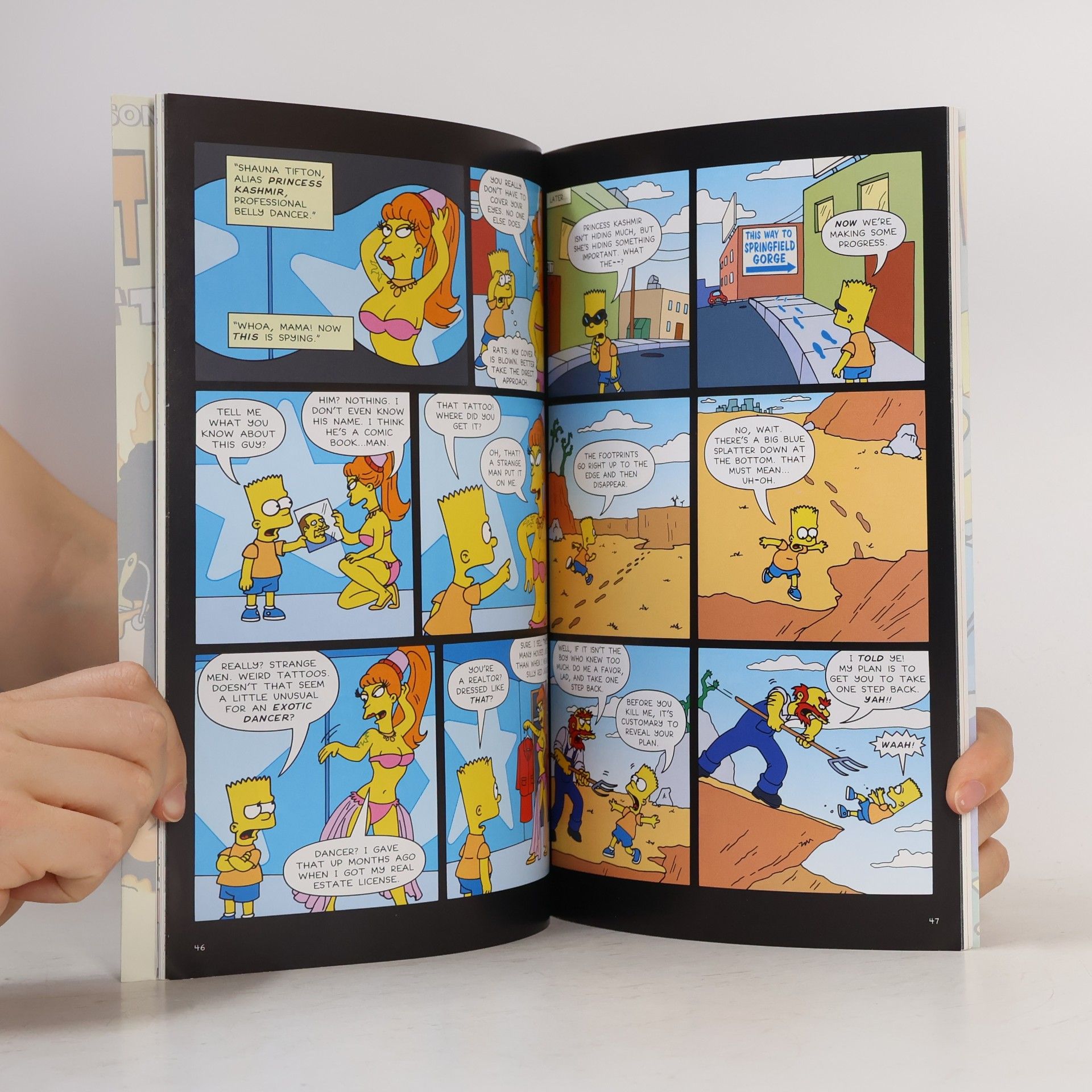 Matt Groening Simpsons Comics Presents the Big Bouncy Book of Bart Simpson