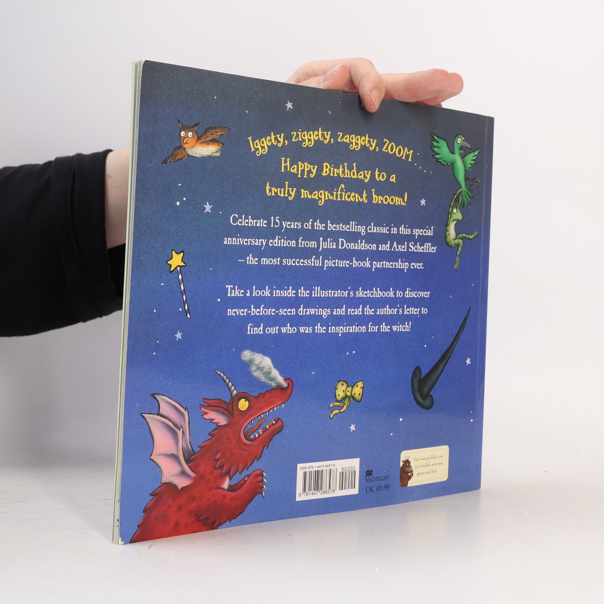 Julia Donaldson Room on the Broom 15th Anniversary Edition