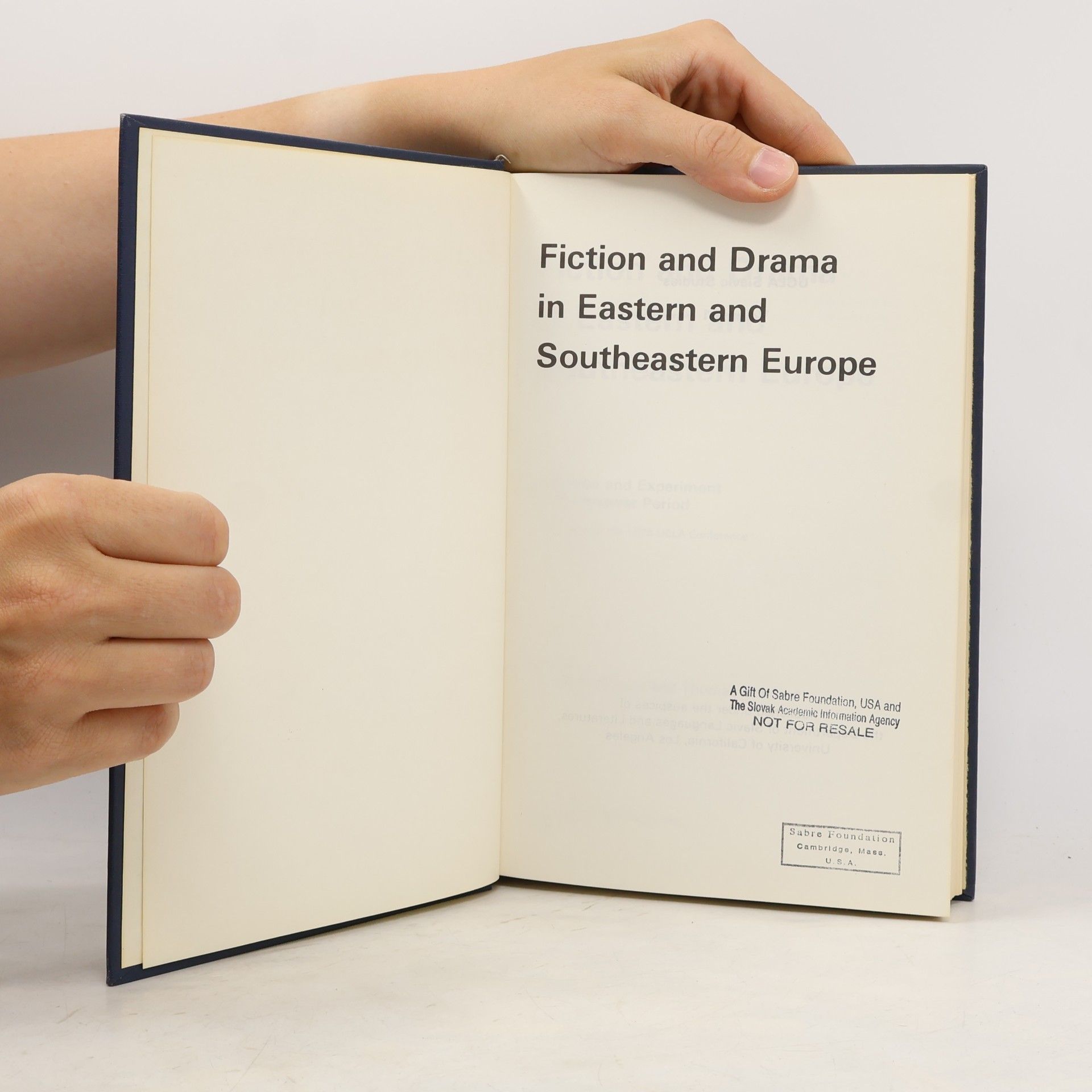 Henrik Birnbaum Fiction and Drama in Eastern and Southeastern Europe