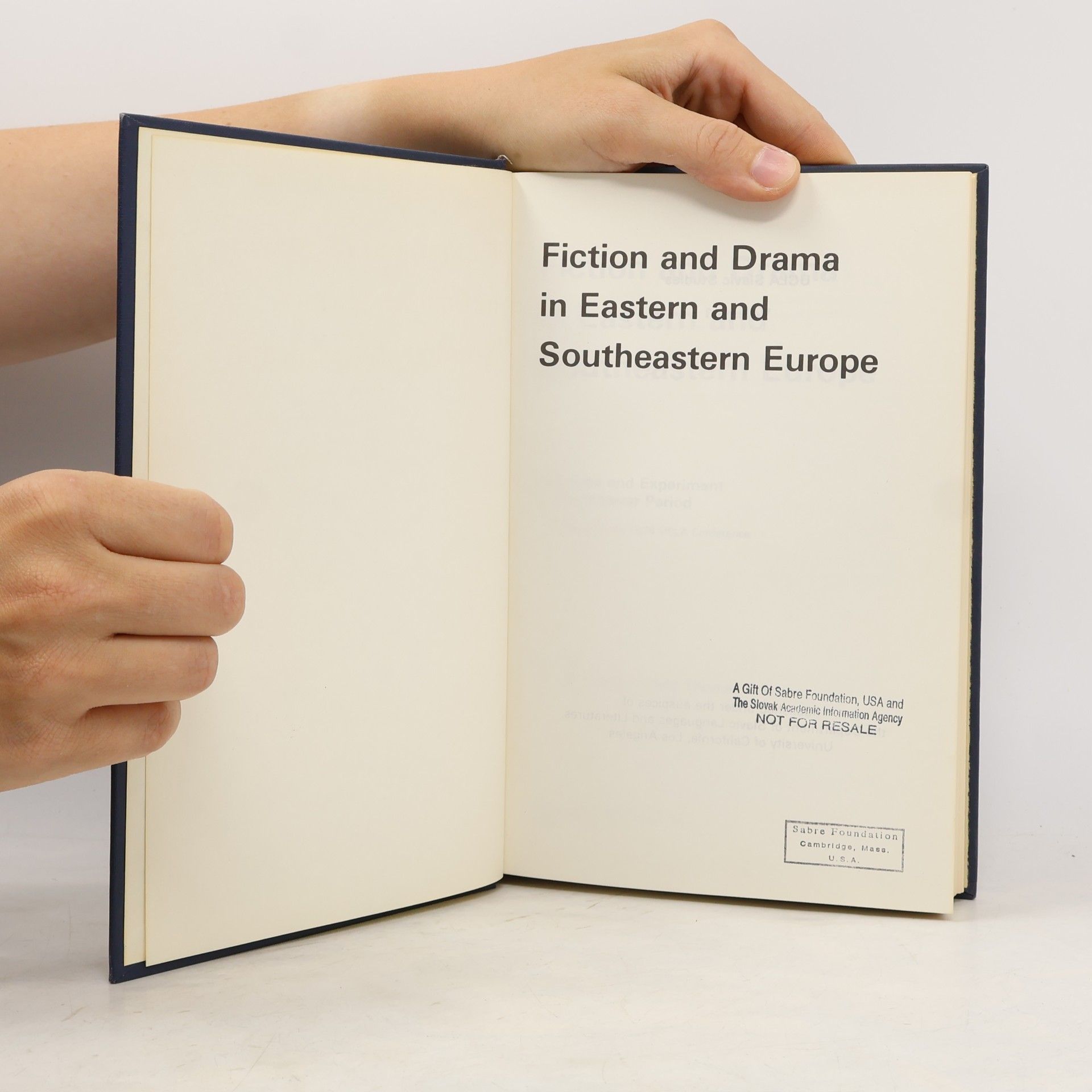 Henrik Birnbaum Fiction and Drama in Eastern and Southeastern Europe