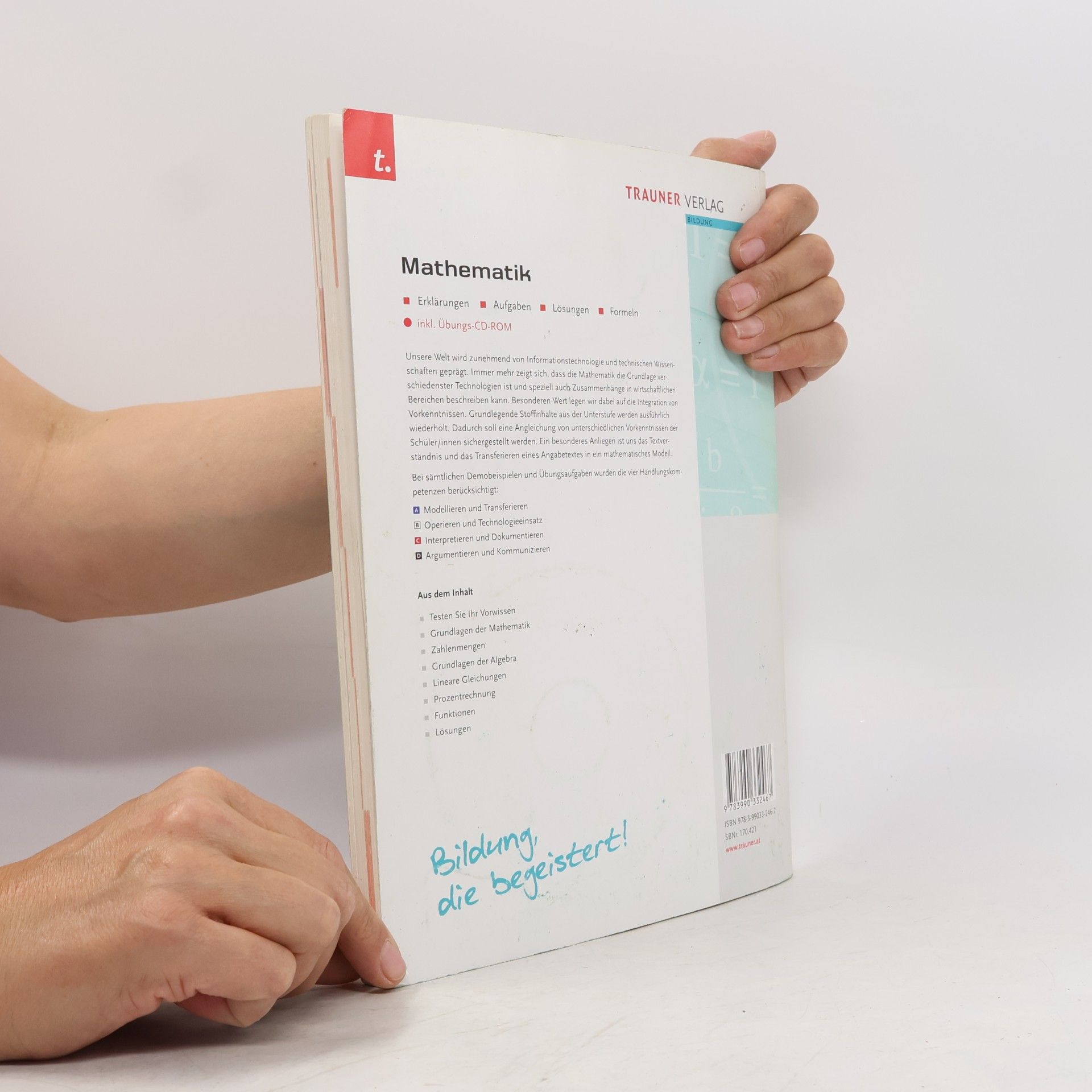 Autorenkollektiv Mathematik I HAK inkl. Übungs-CD-ROM - Erklärungen, Aufgaben, Lösungen, Formeln