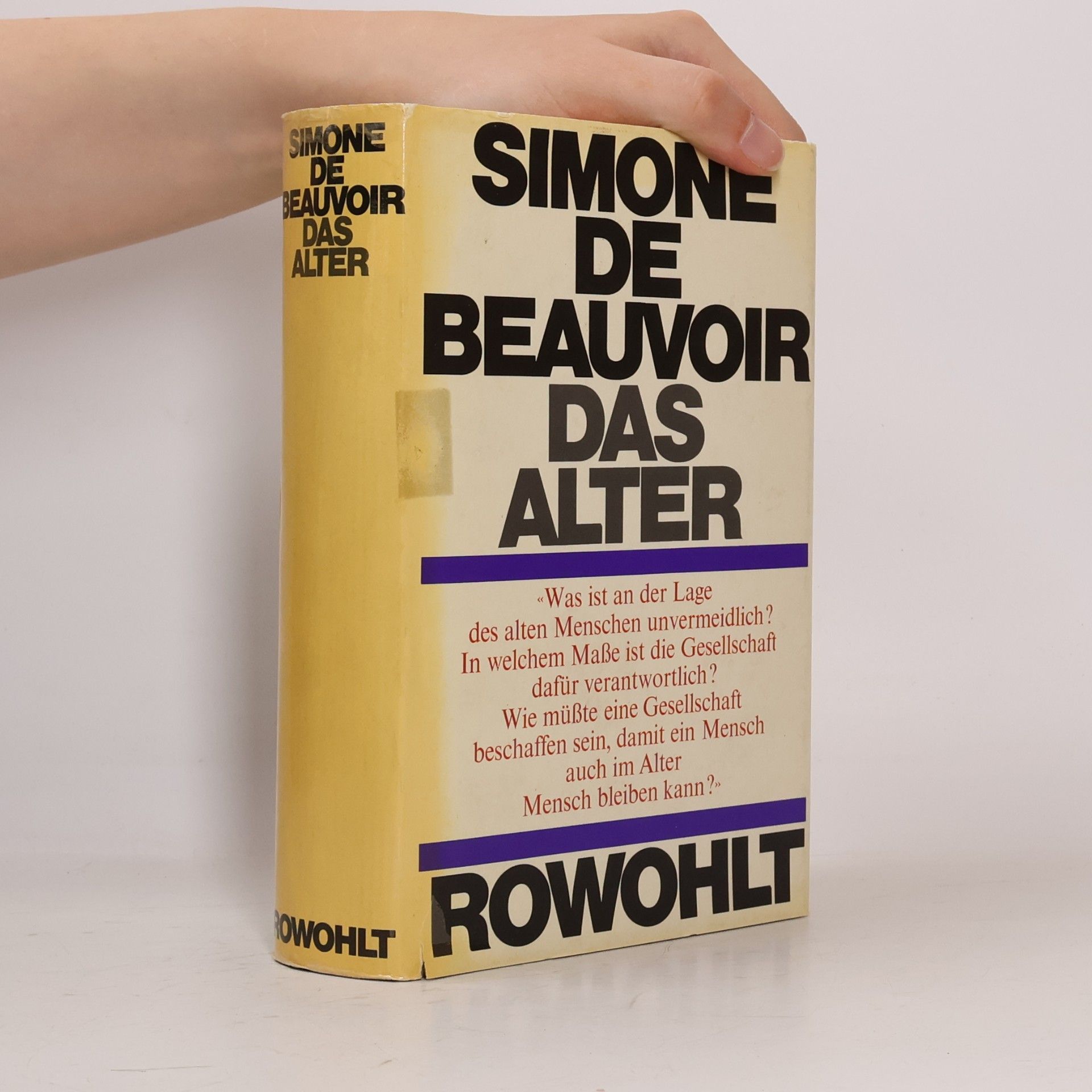 Simone de Beauvoir Das Alter