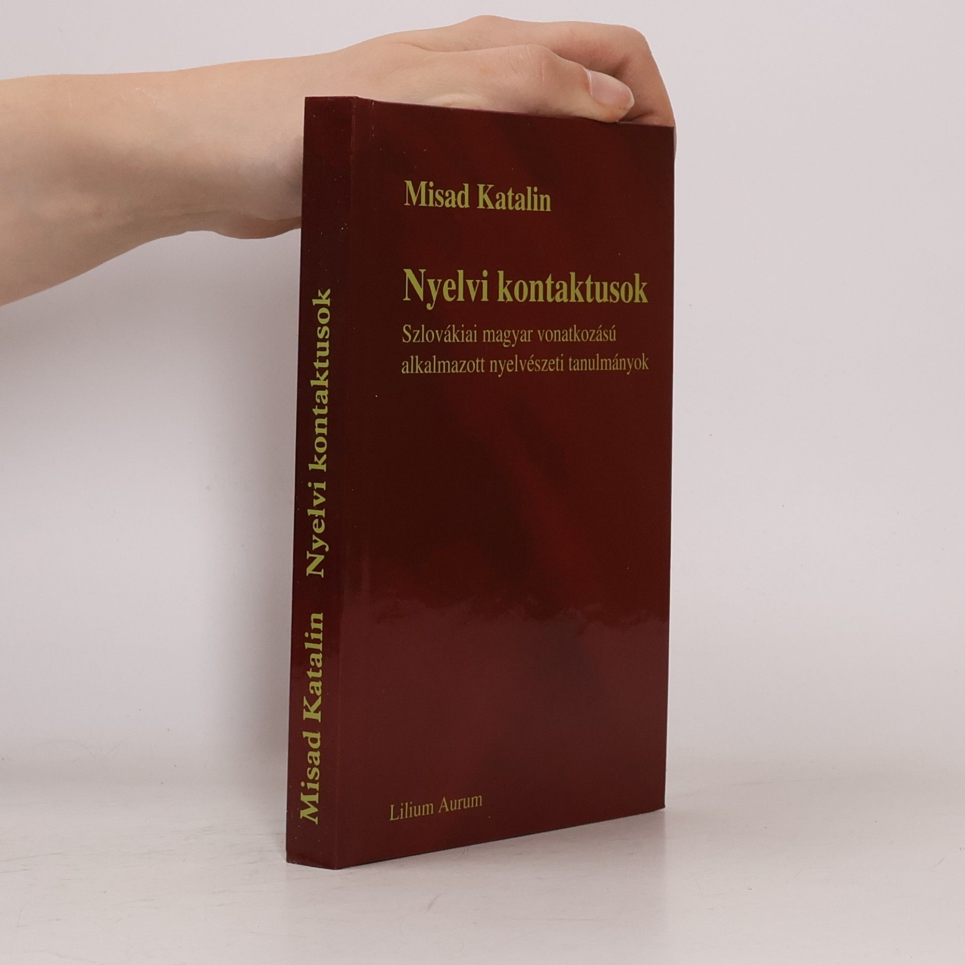 Misad Katalin Nyelvi kontaktusok