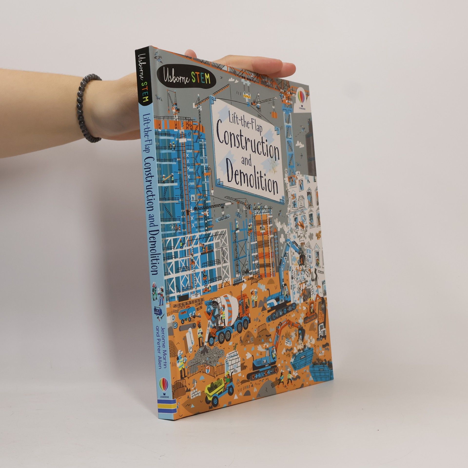 Usborne STEM: Lift-the-Flap Construction and Demolition