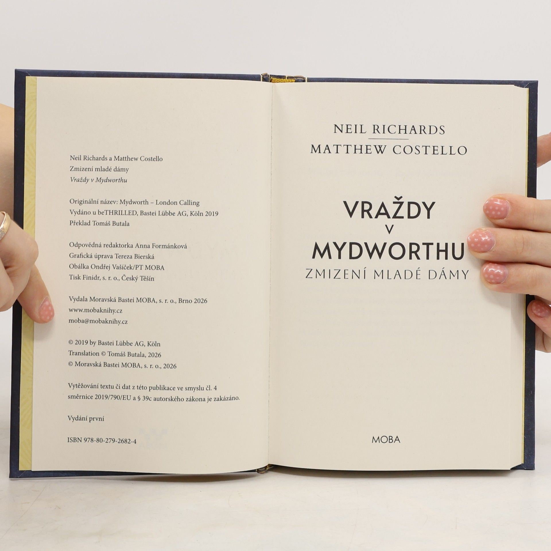 Neil Richards Vraždy v Mydworthu: Zmizení mladé dámy