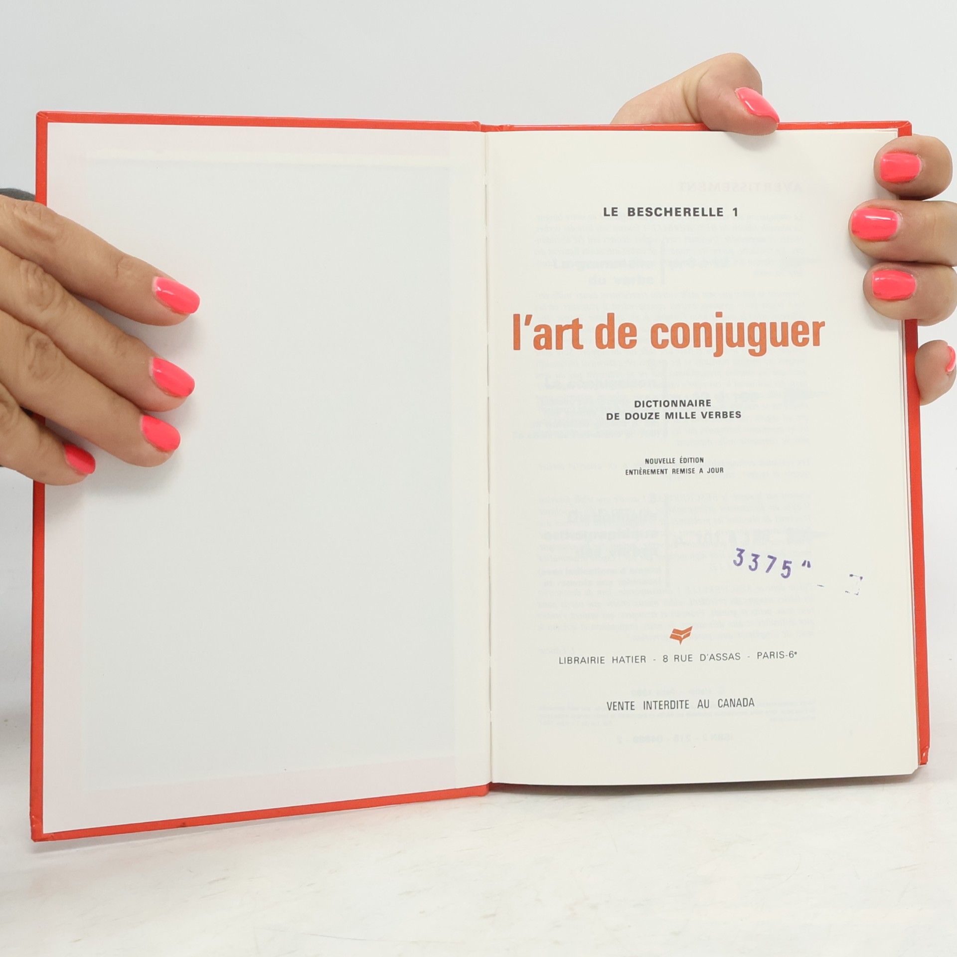 Autorenkollektiv Le Nouveau Bescherelle 1. L'art de conjuguer dictionnaire de 12000 verbes
