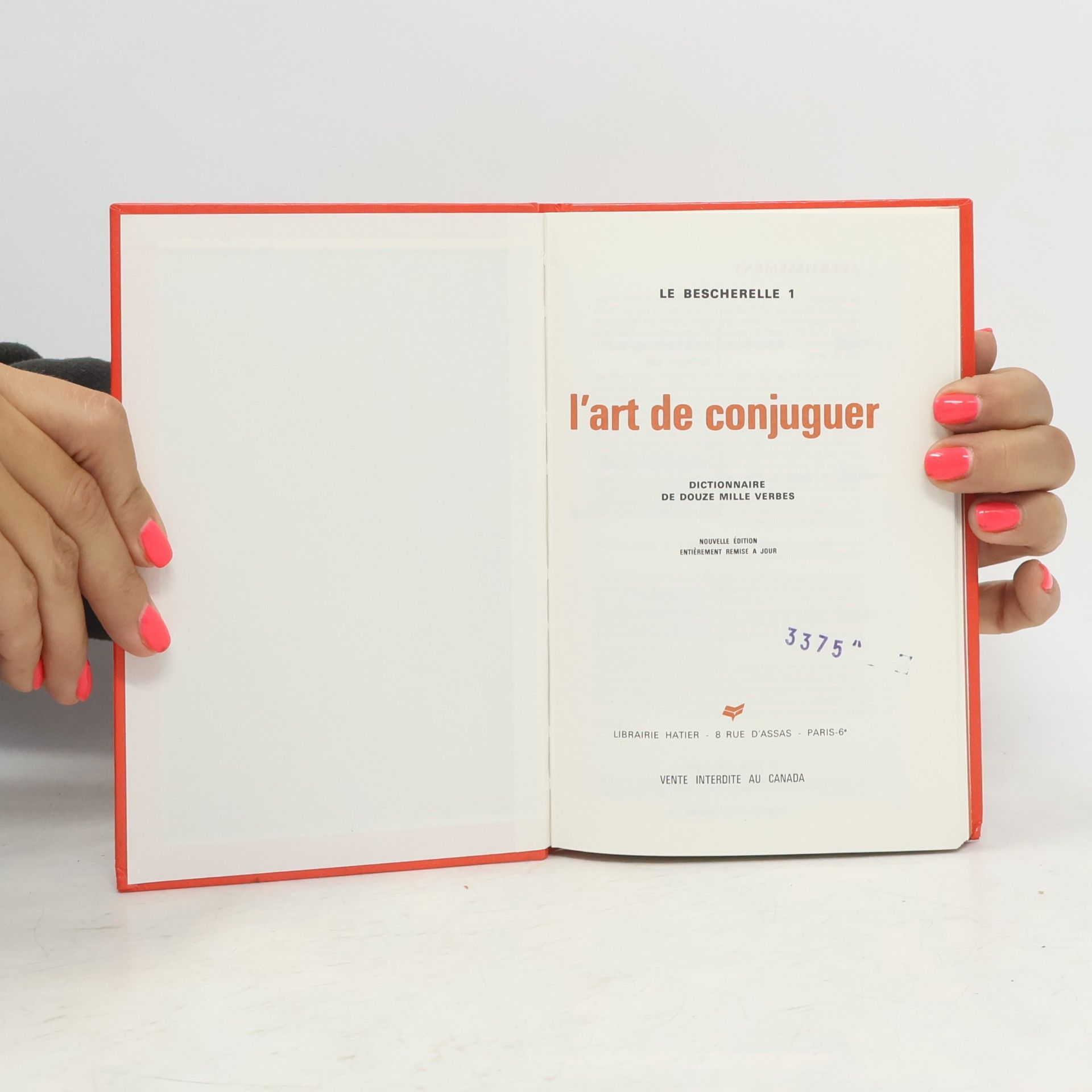 Autorenkollektiv Le Nouveau Bescherelle 1. L'art de conjuguer dictionnaire de 12000 verbes