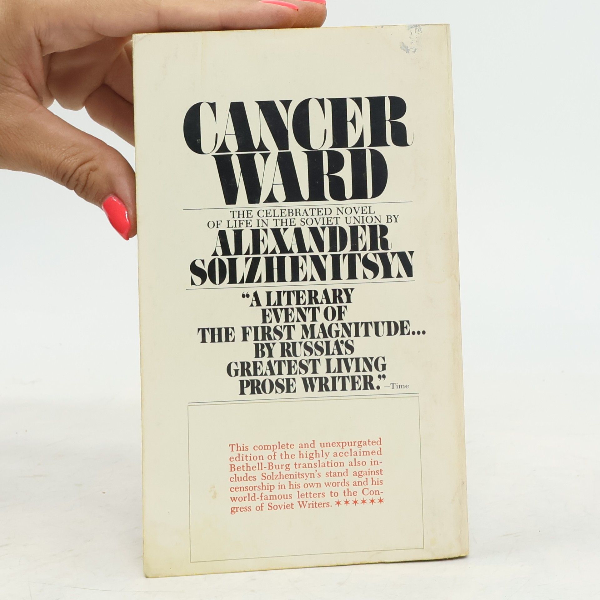 Alexandr Isajevič Solženicyn Cancer Ward