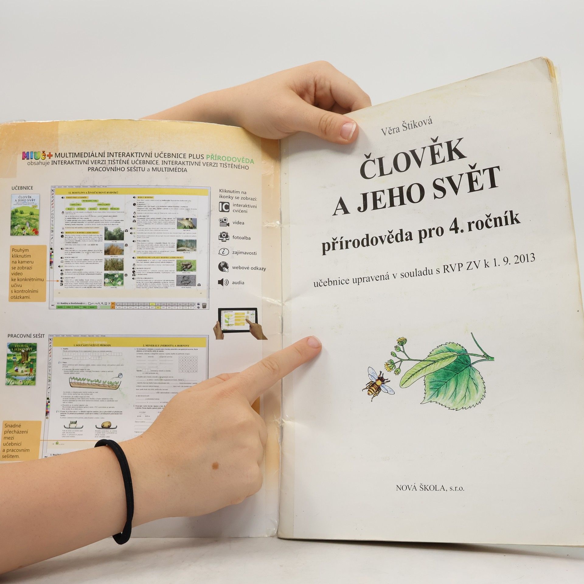 Věra Štiková Člověk a jeho svět - Přírodověda 4