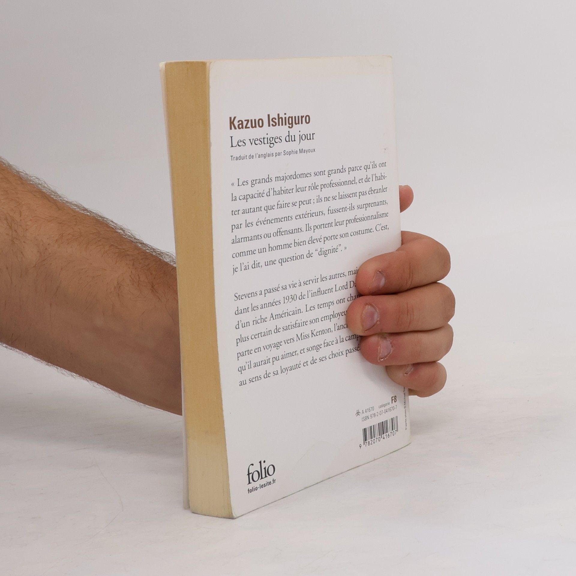 Kazuo Ishiguro Les vestiges du jour