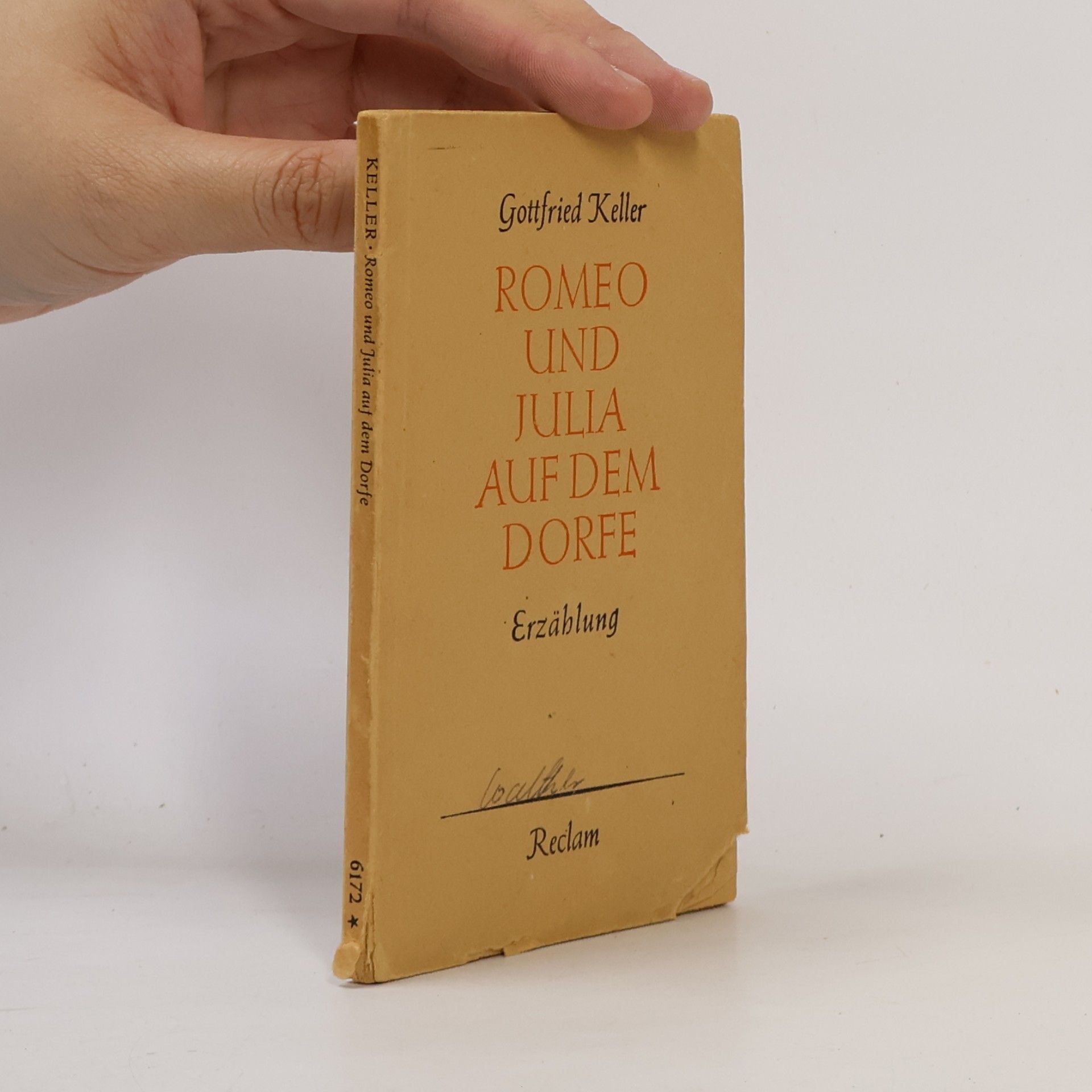 Gottfried Keller Romeo und Julia auf dem Dorfe
