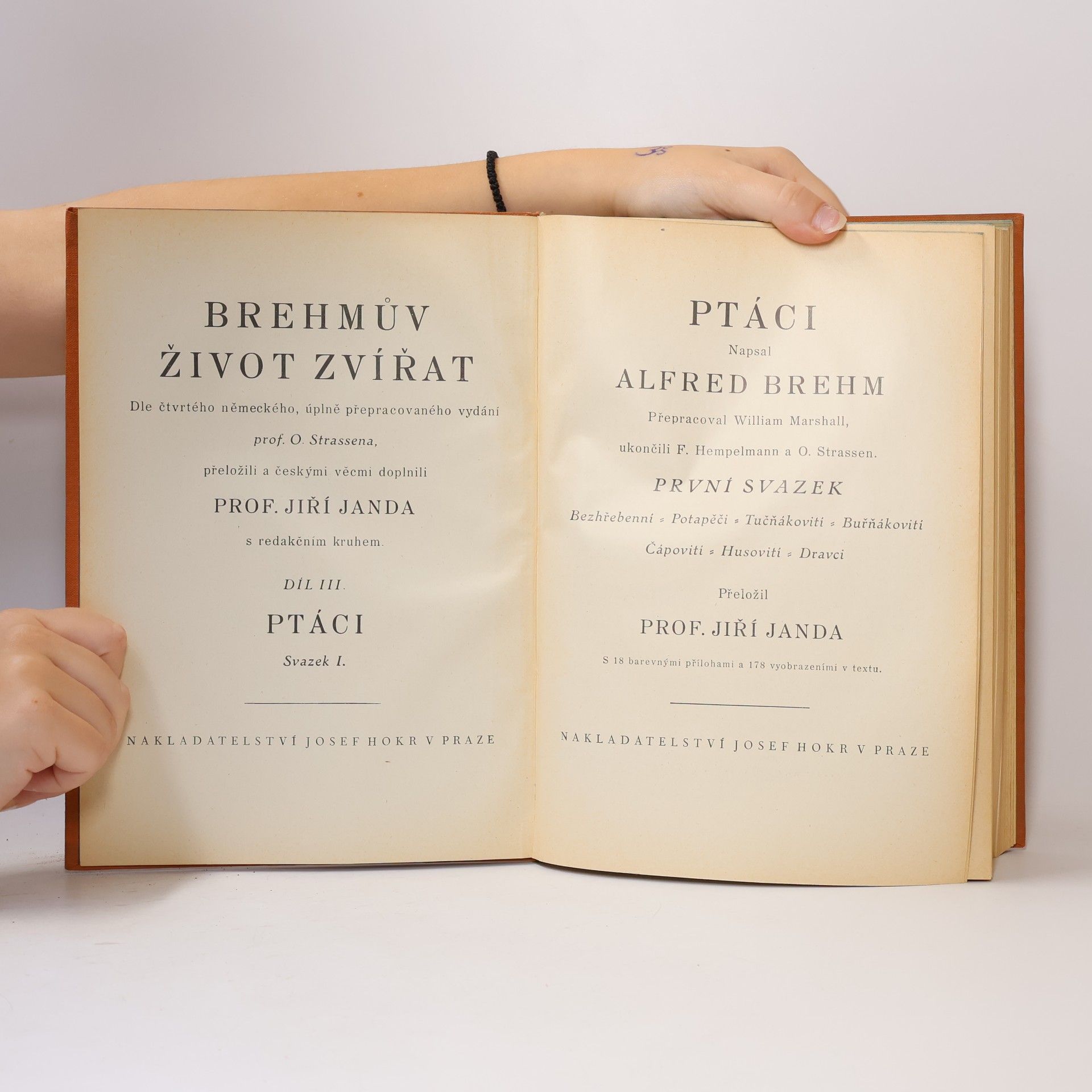 Alfred Edmund Brehm Brehmův život zvířat. Díl III. Ptáci 1