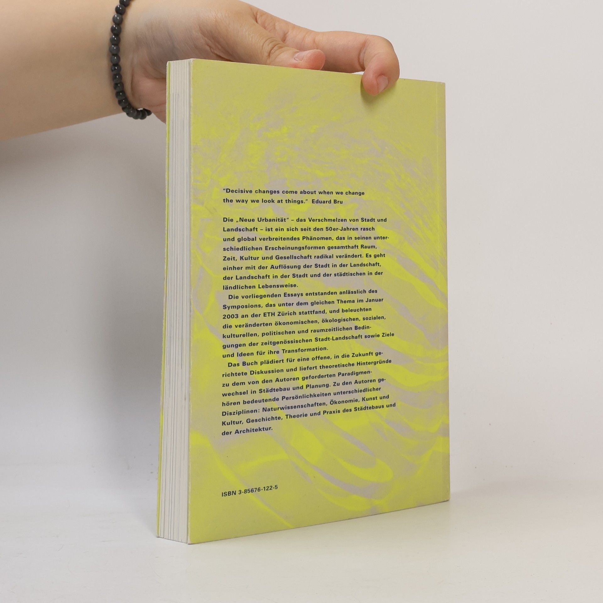 Franz Oswald Neue Urbanität - das Verschmelzen von Stadt und Landschaft