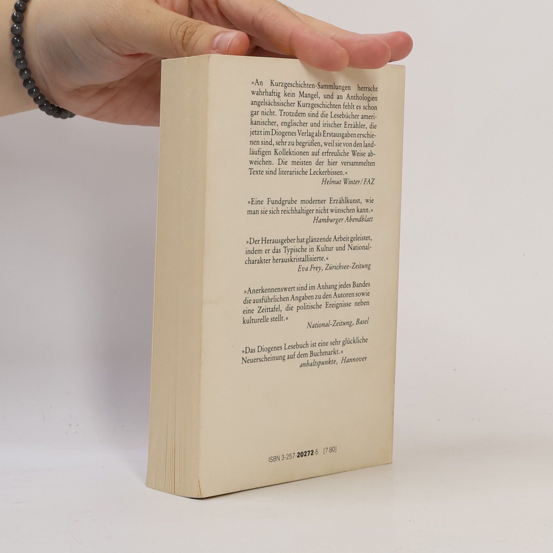 Gerd Haffmans Das Diogenes Lesebuch englischer Erzähler