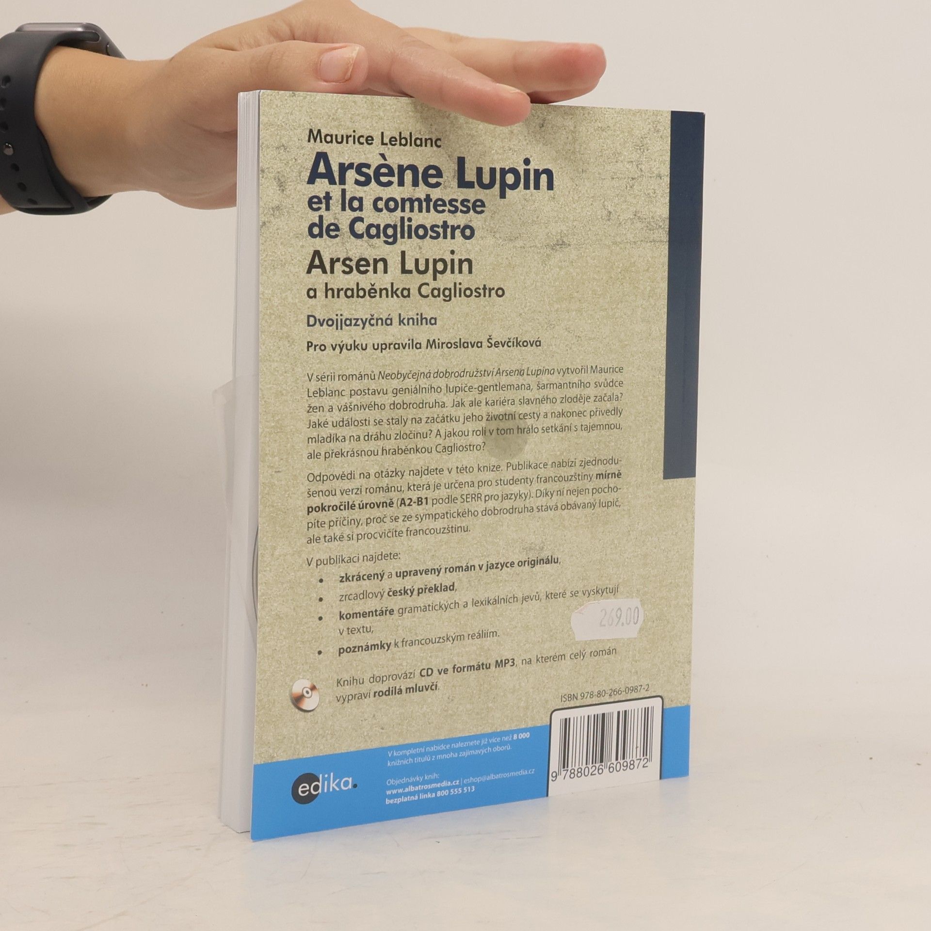 Mirka Ševčíková Arsène Lupin et la comtesse de Cagliostro. Arsen Lupin a hraběnka Cagliostro