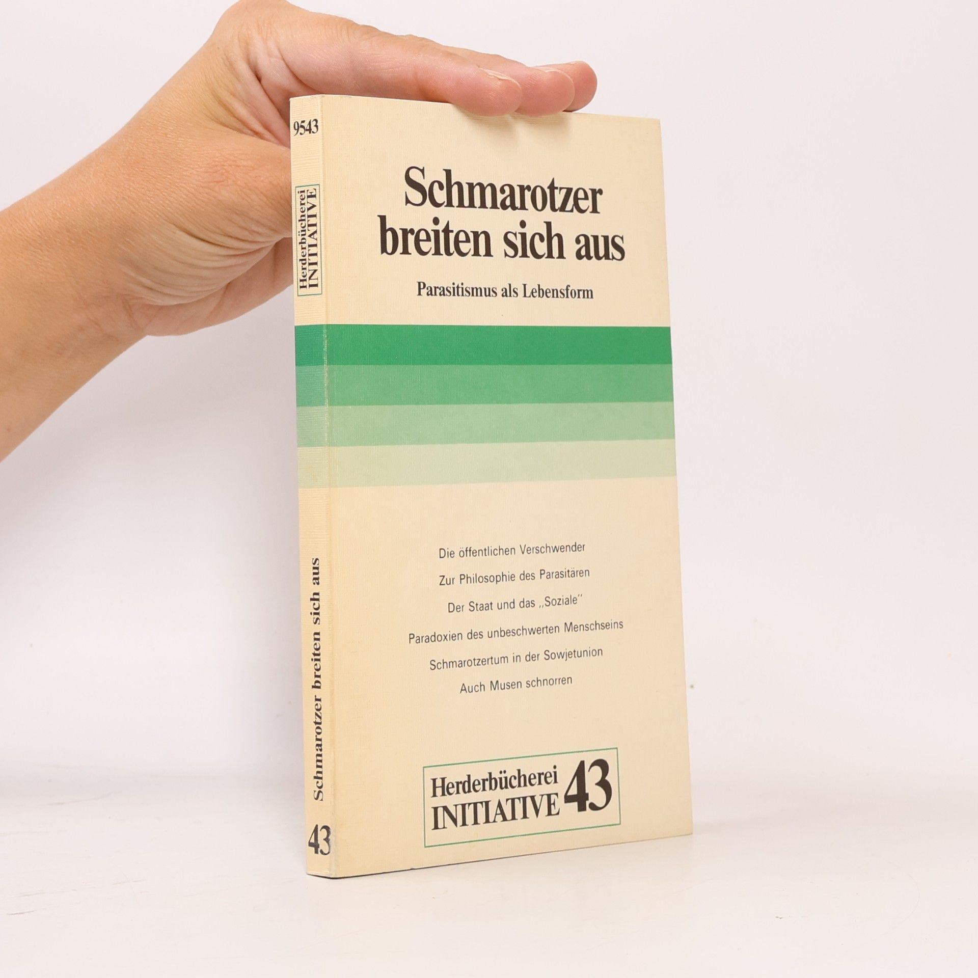 Gerd-Klaus Kaltenbrunner Schmarotzer breiten sich aus
