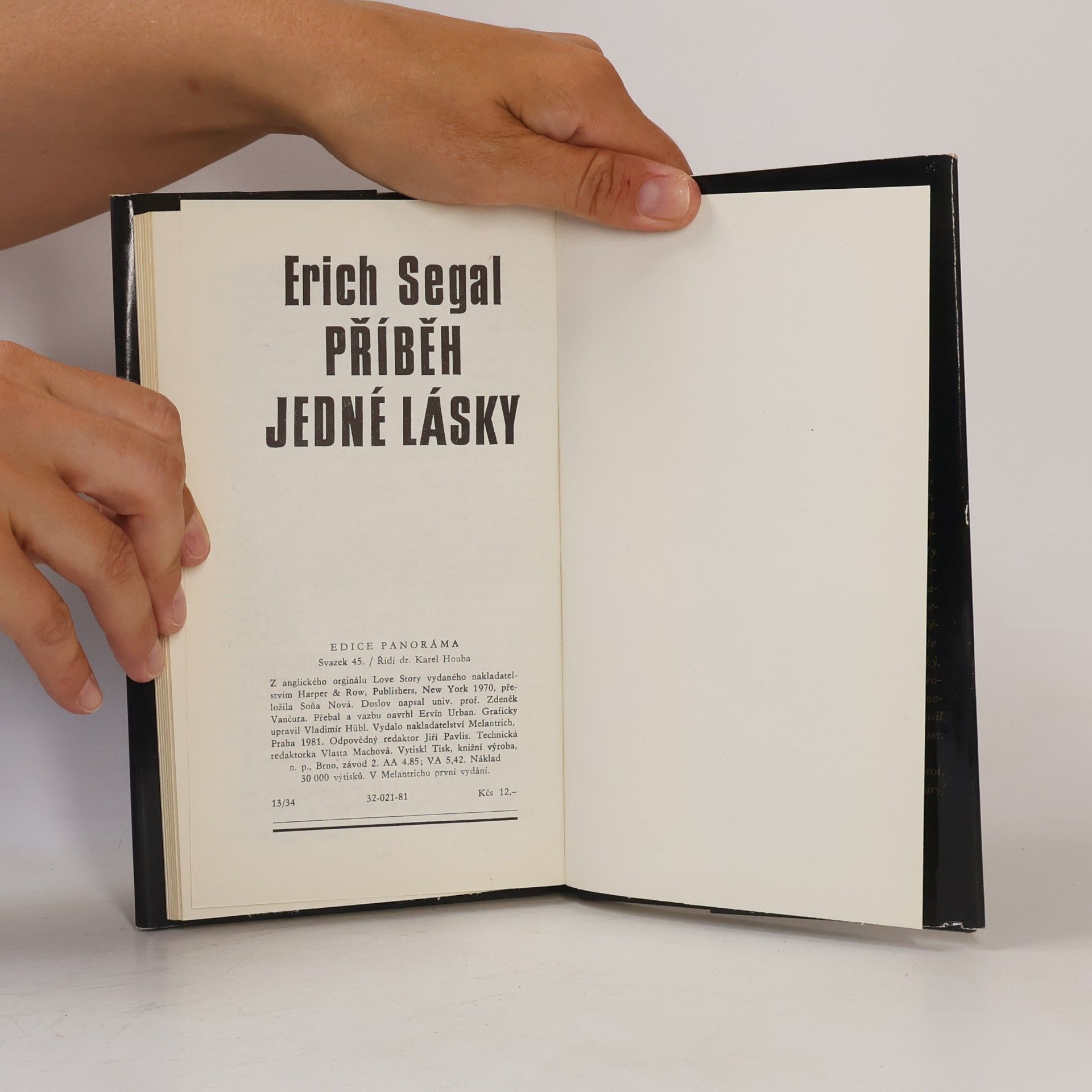 Erich Segal Příběh jedné lásky