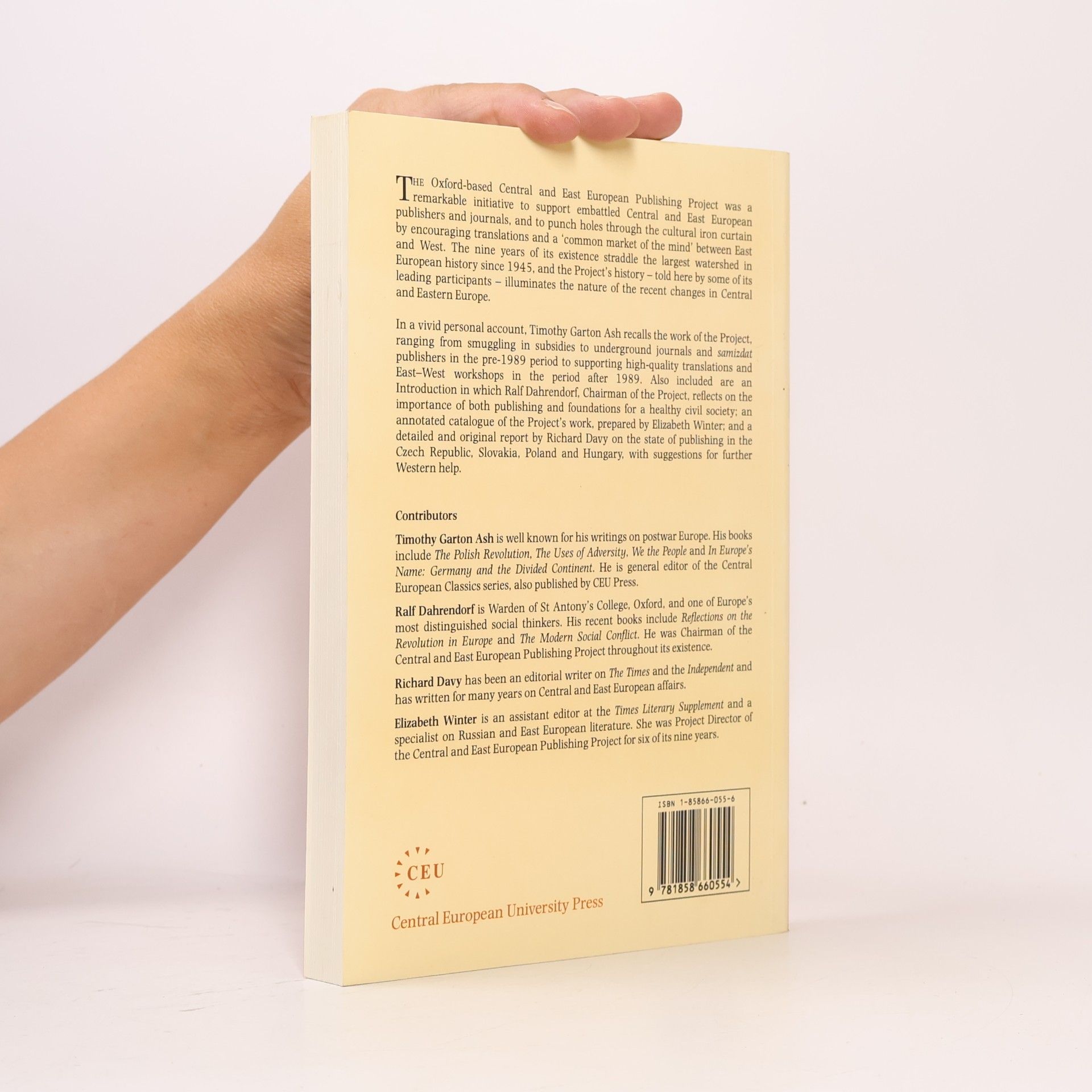 Timothy Garton Ash Freedom for Publishing, Publishing for Freedom