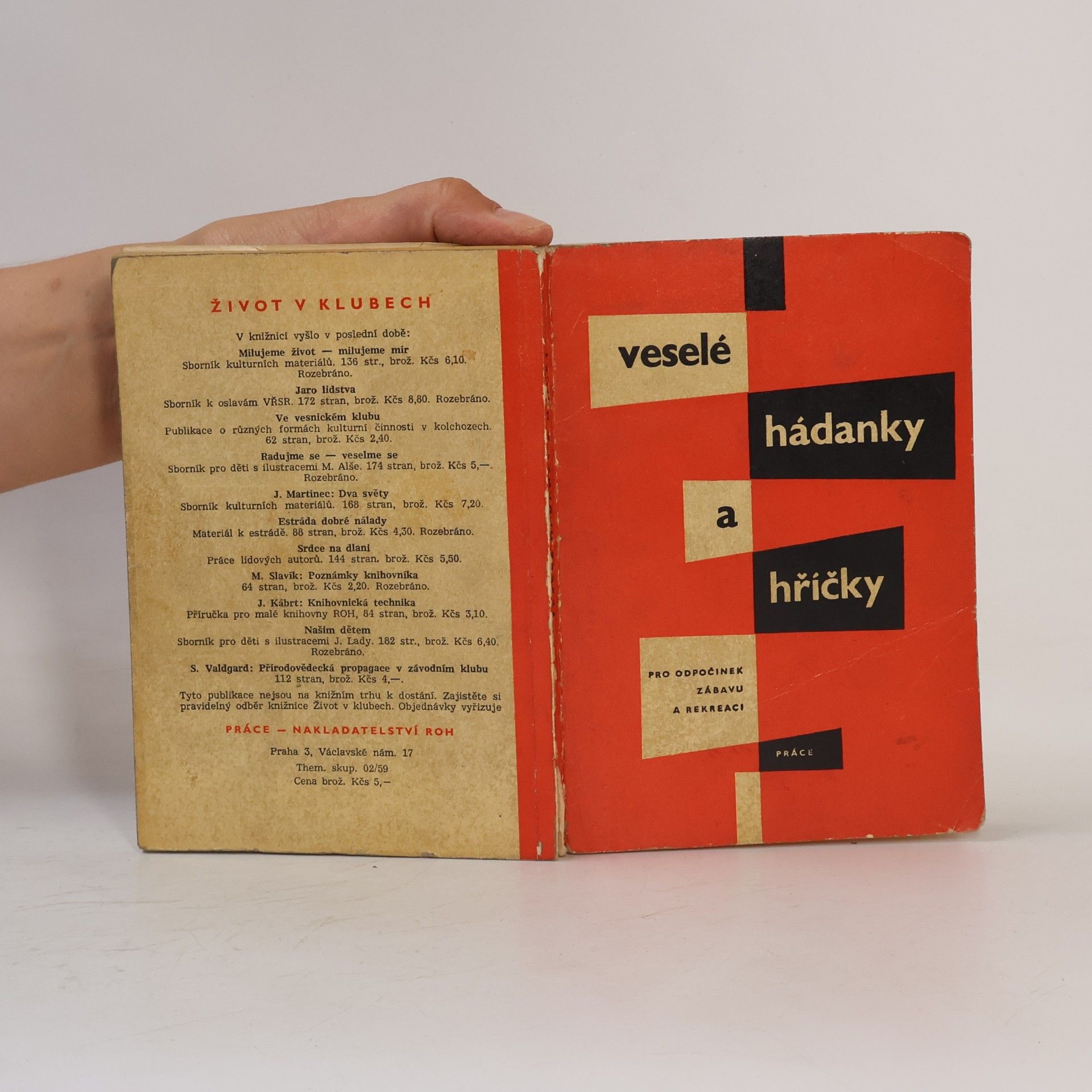 Josef Strouhal Veselé hádanky a hříčky