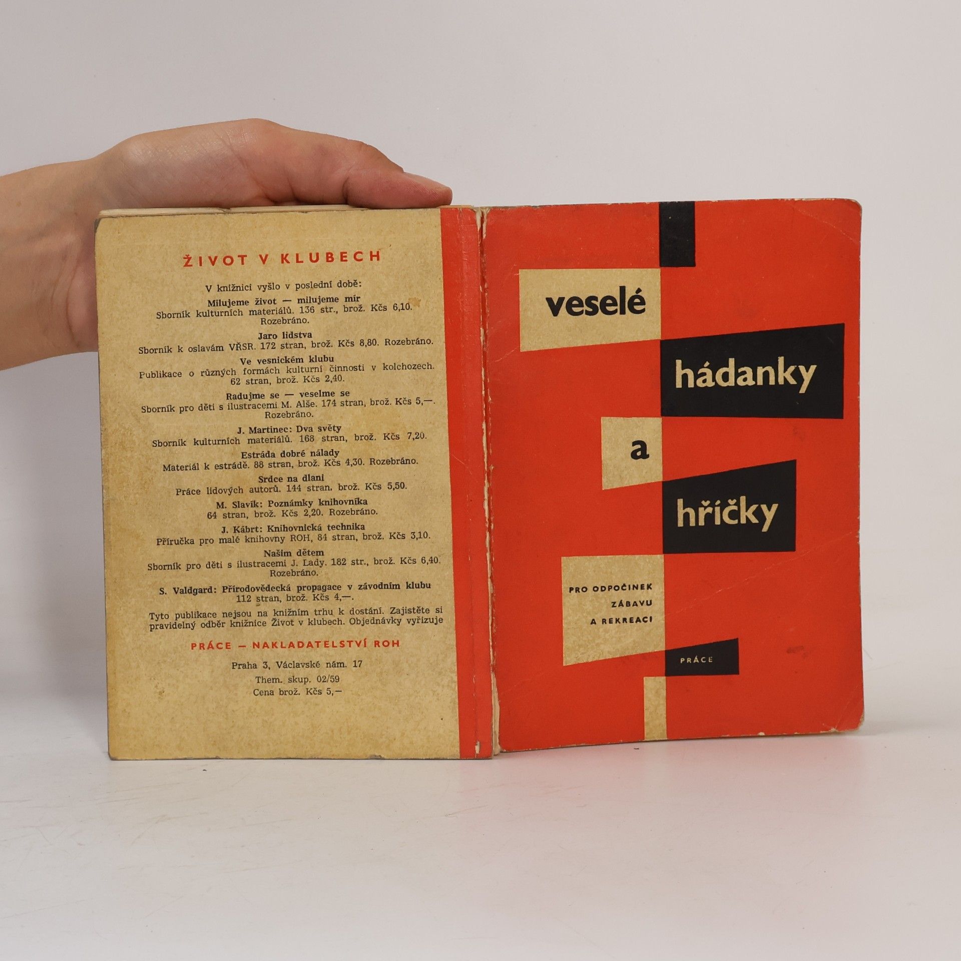 Josef Strouhal Veselé hádanky a hříčky