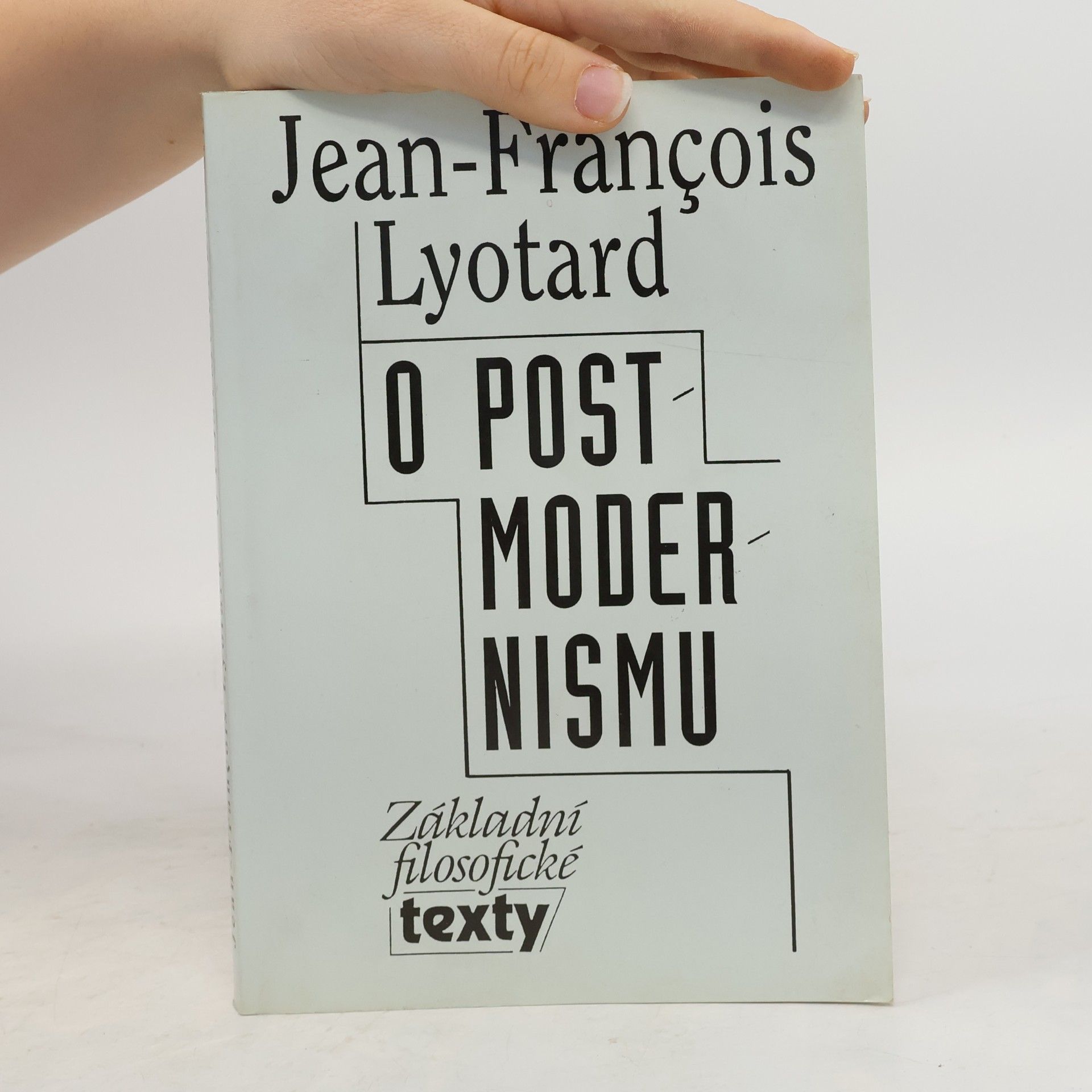 Jean-François Lyotard O postmodernismu