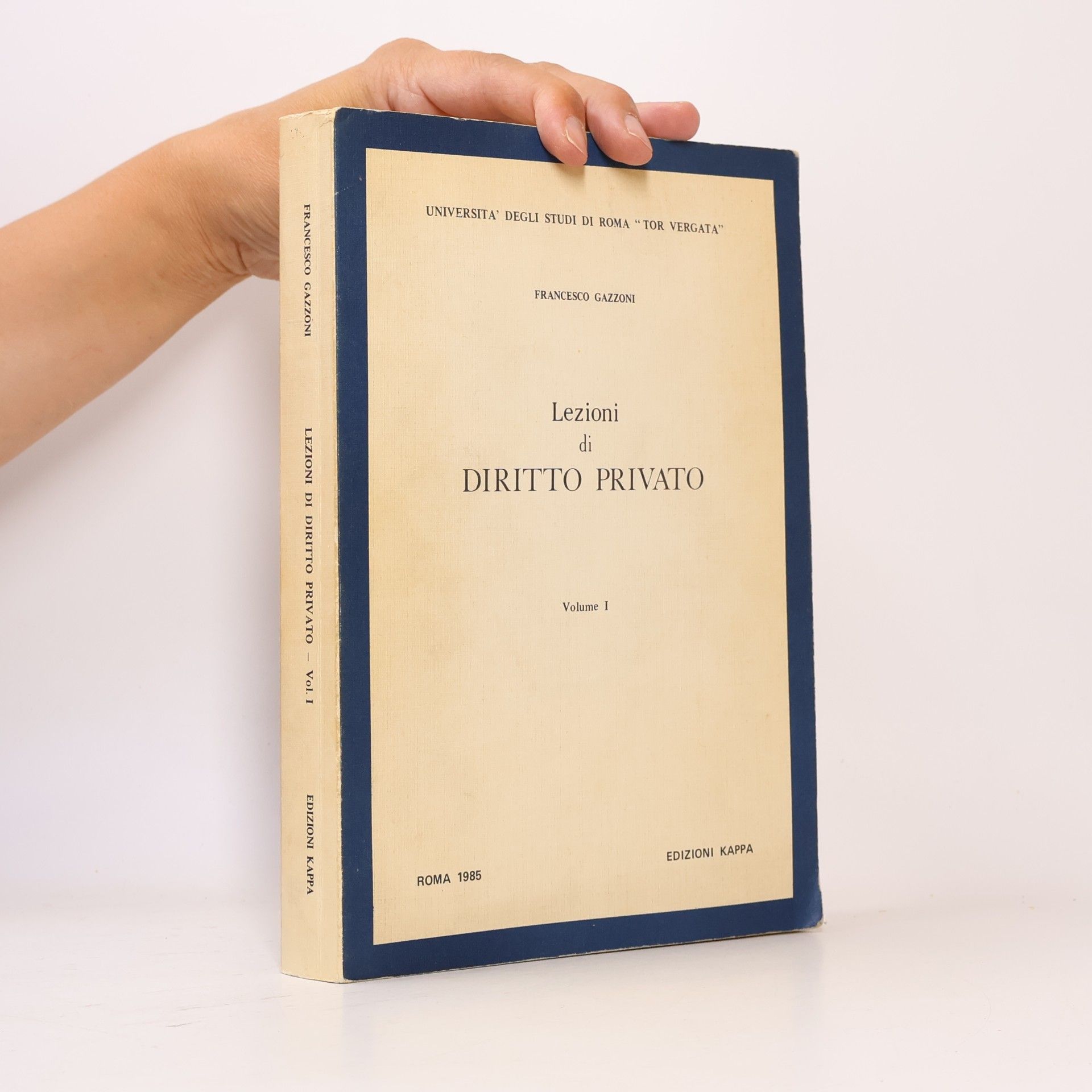 Francesco Gazzoni Lezioni di diritto privato 1