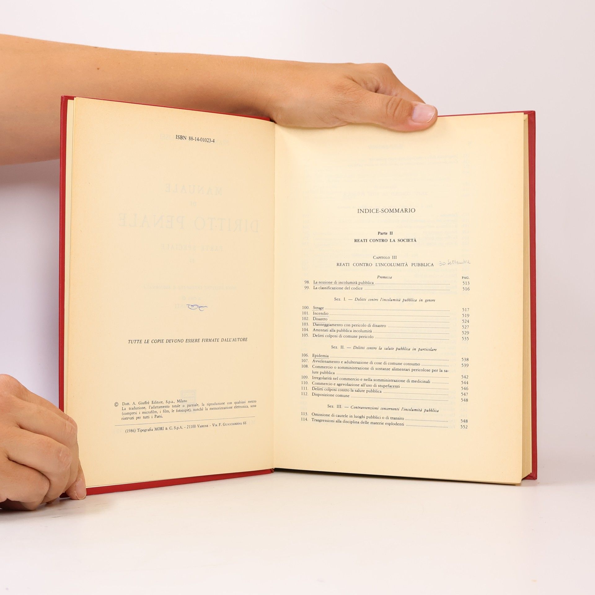 F. Antolisei Manuale di Diritto Penale parte speciale